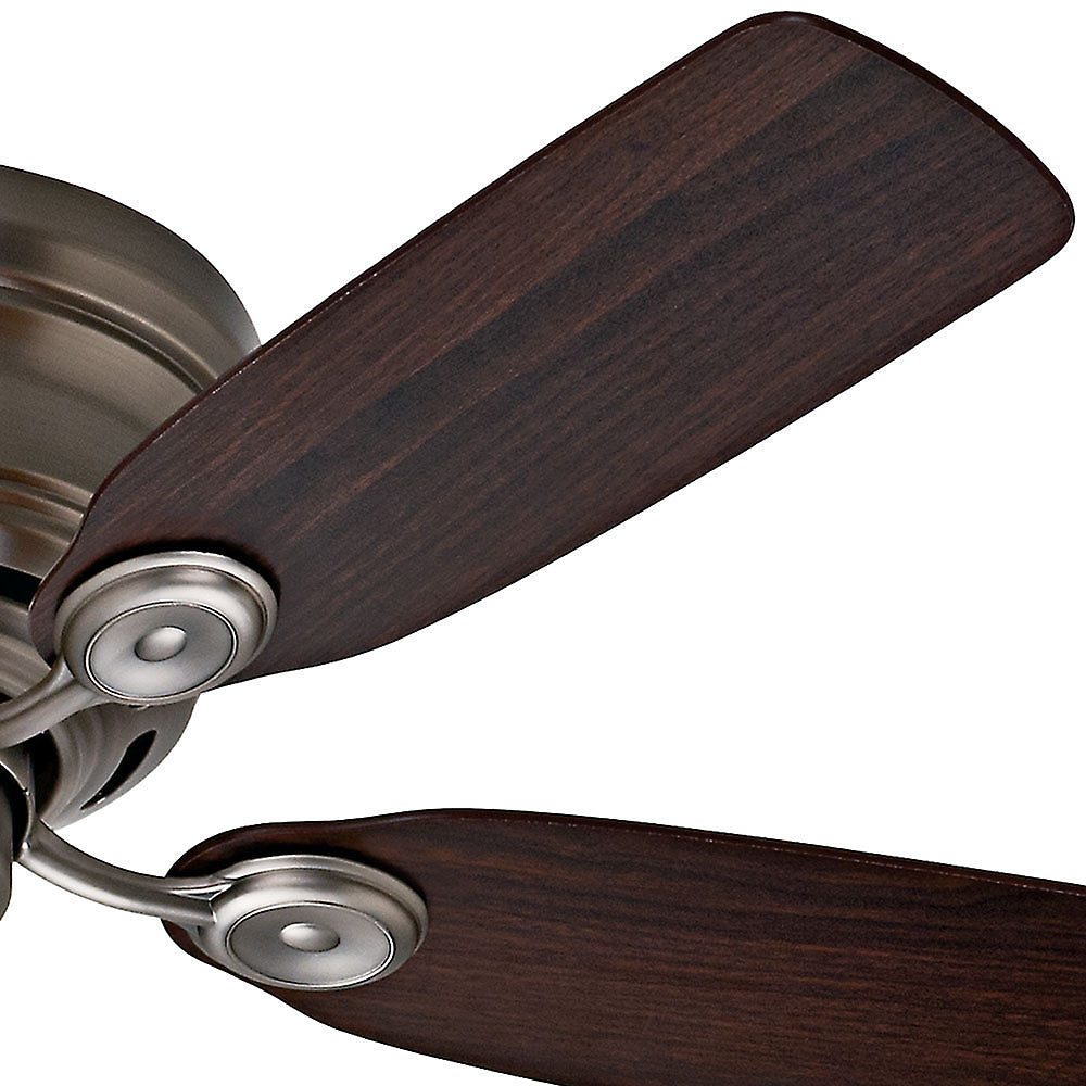 Hunter Fan Company Low Profile IV 42 Inch Home Ceiling Fan, Pewter (Open Box) - VMInnovations