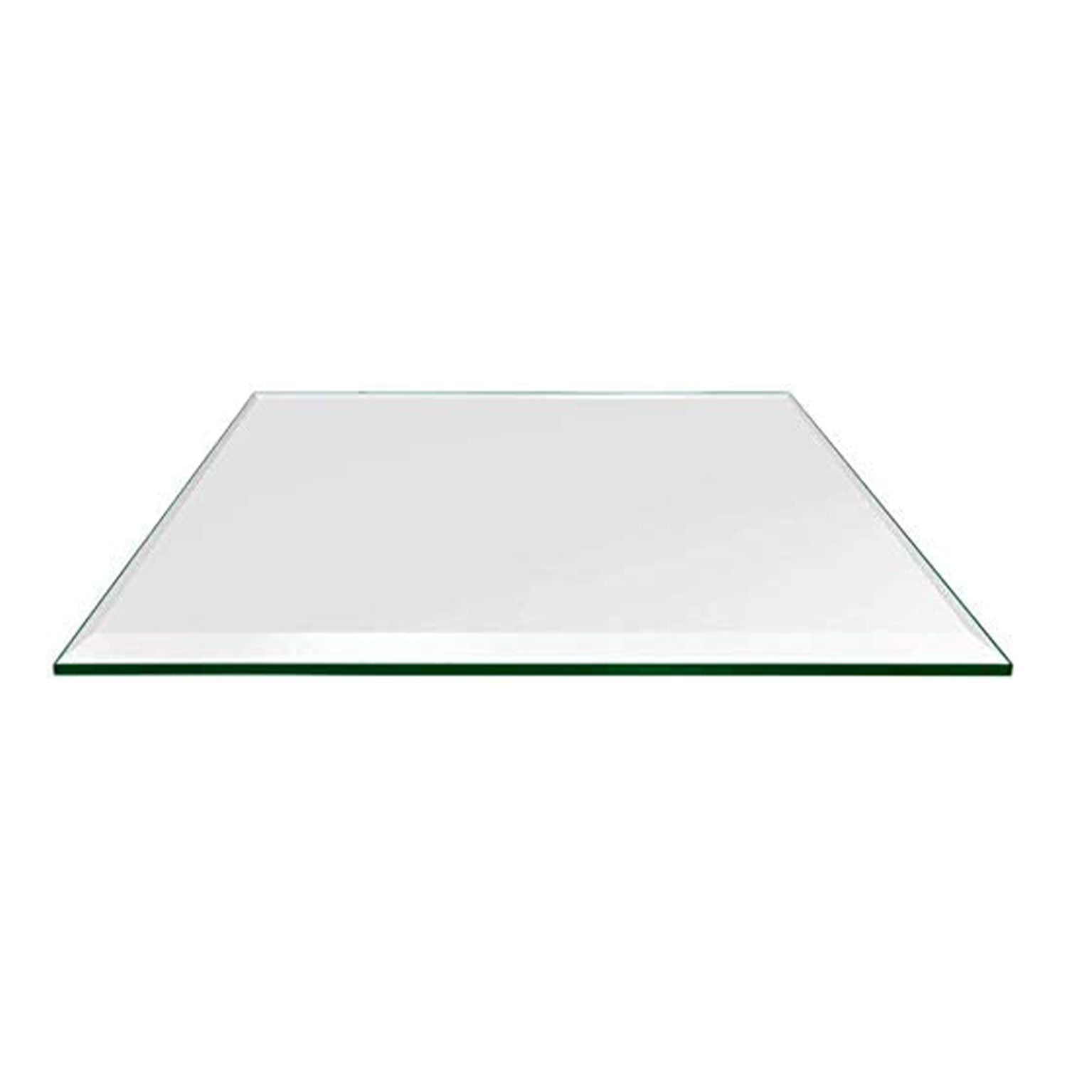Dulles 20 Inch by 20 Inch Indoor or Outdoor Square Tempered Glass Table Top
