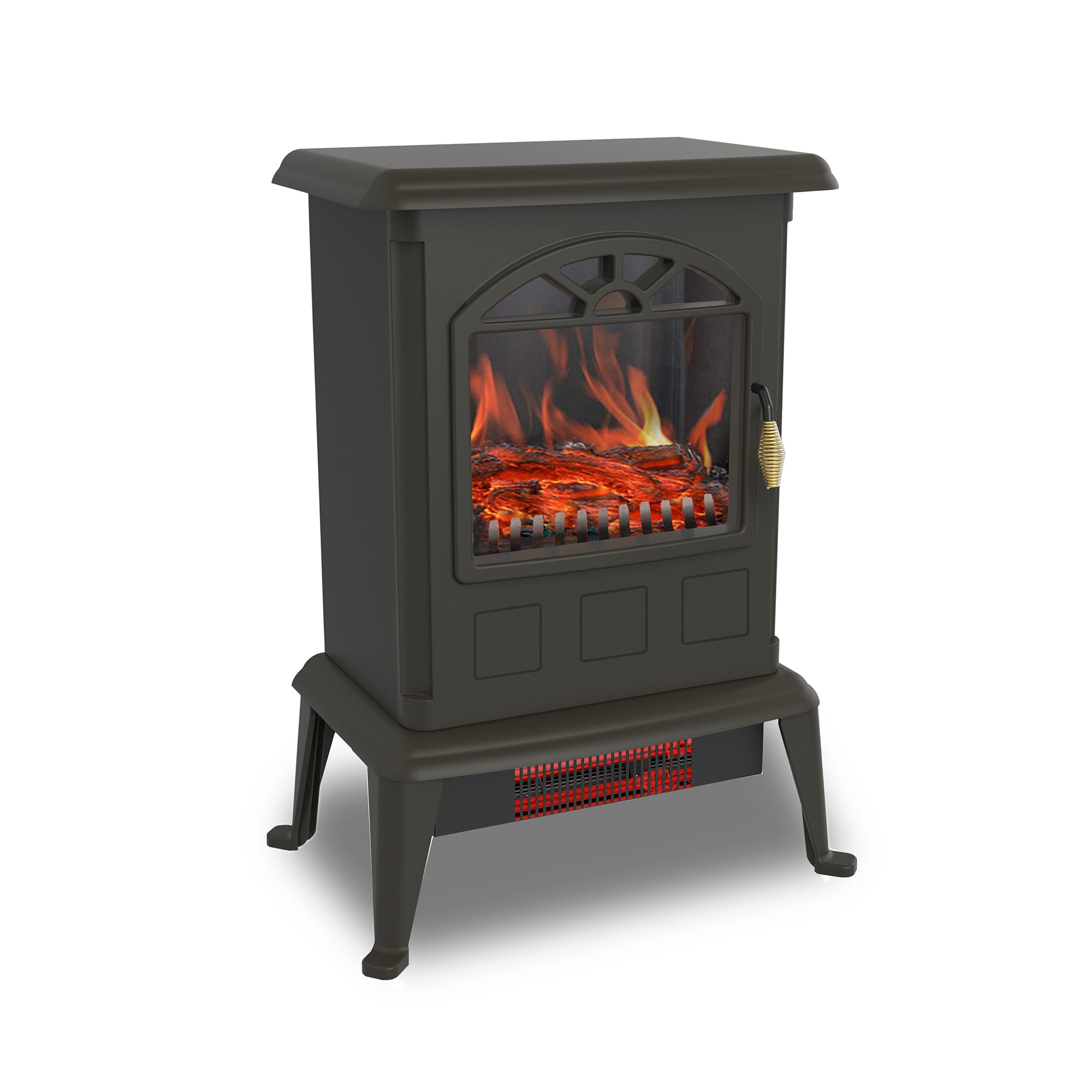LifeSmart 1100 W Portable Electric Infrared Quartz Stove Heater for Indoor Use - VMInnovations