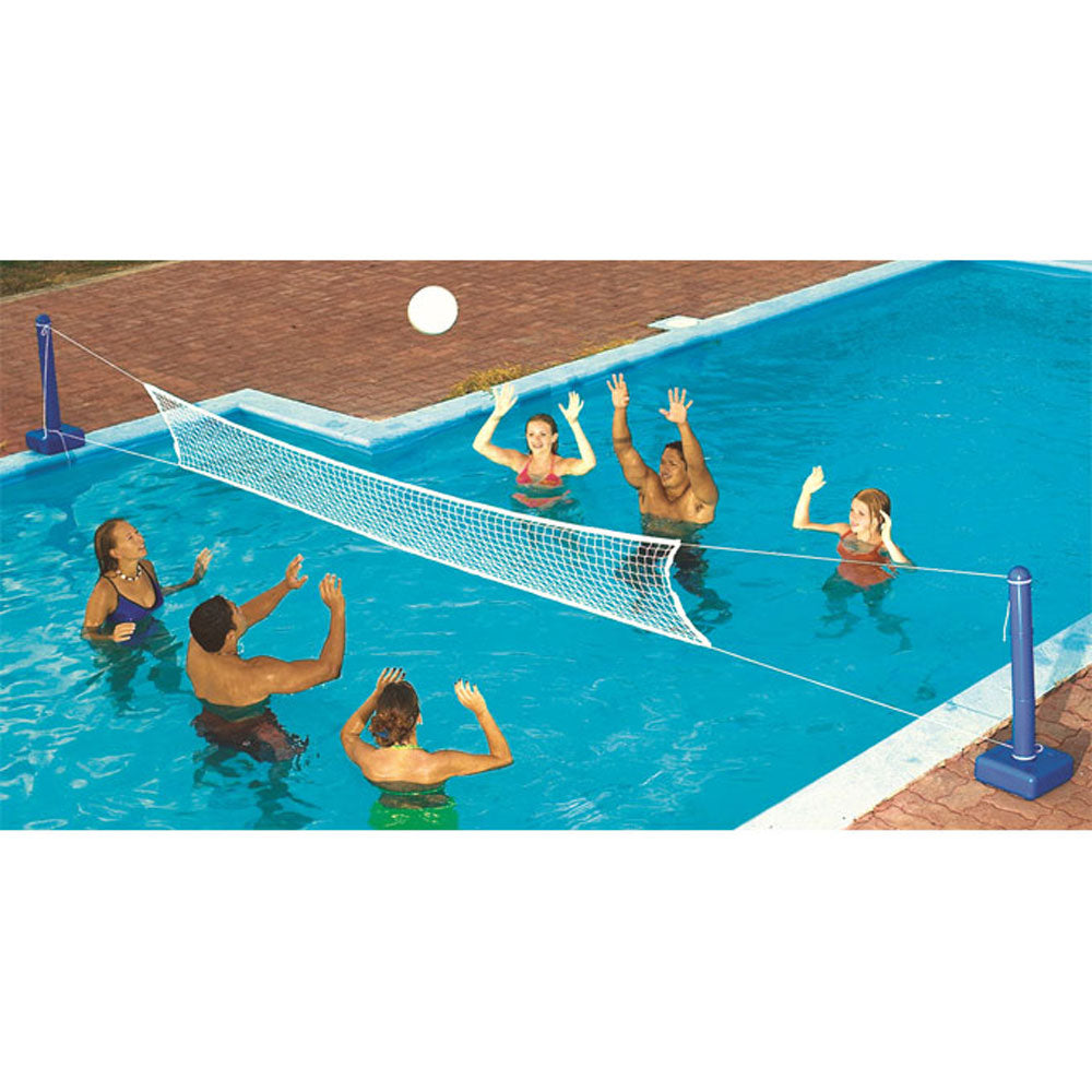 Swimline Volleyball Game w/ Swimline Hoops Floating Basketball Game (2 Pack)