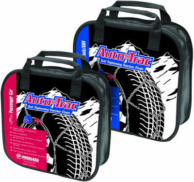 Auto-Trac 154505 Series 1500 Pickup Truck/SUV Traction Snow Tire Chains, 8 Pack