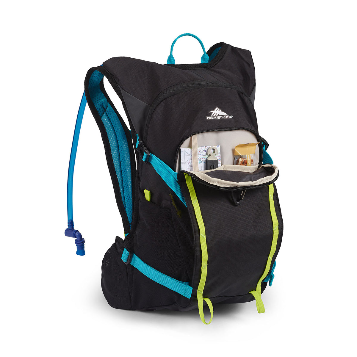 High Sierra 2.0 16L Hydration Water Backpack for Active Hiking, Black (Open Box) - VMInnovations