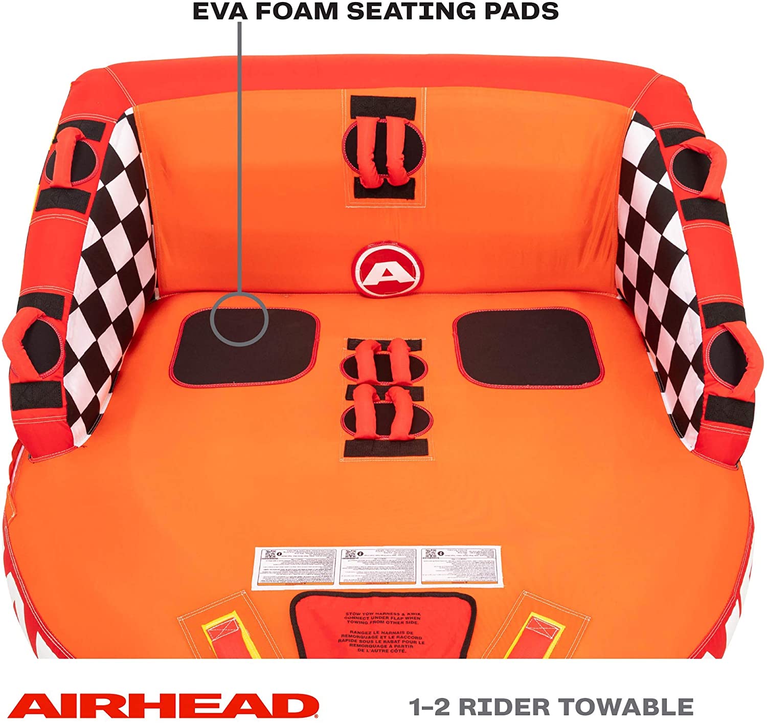 Sportsstuff Inflatable Big Mable Sitting Double Rider Boat Tube (For Parts)