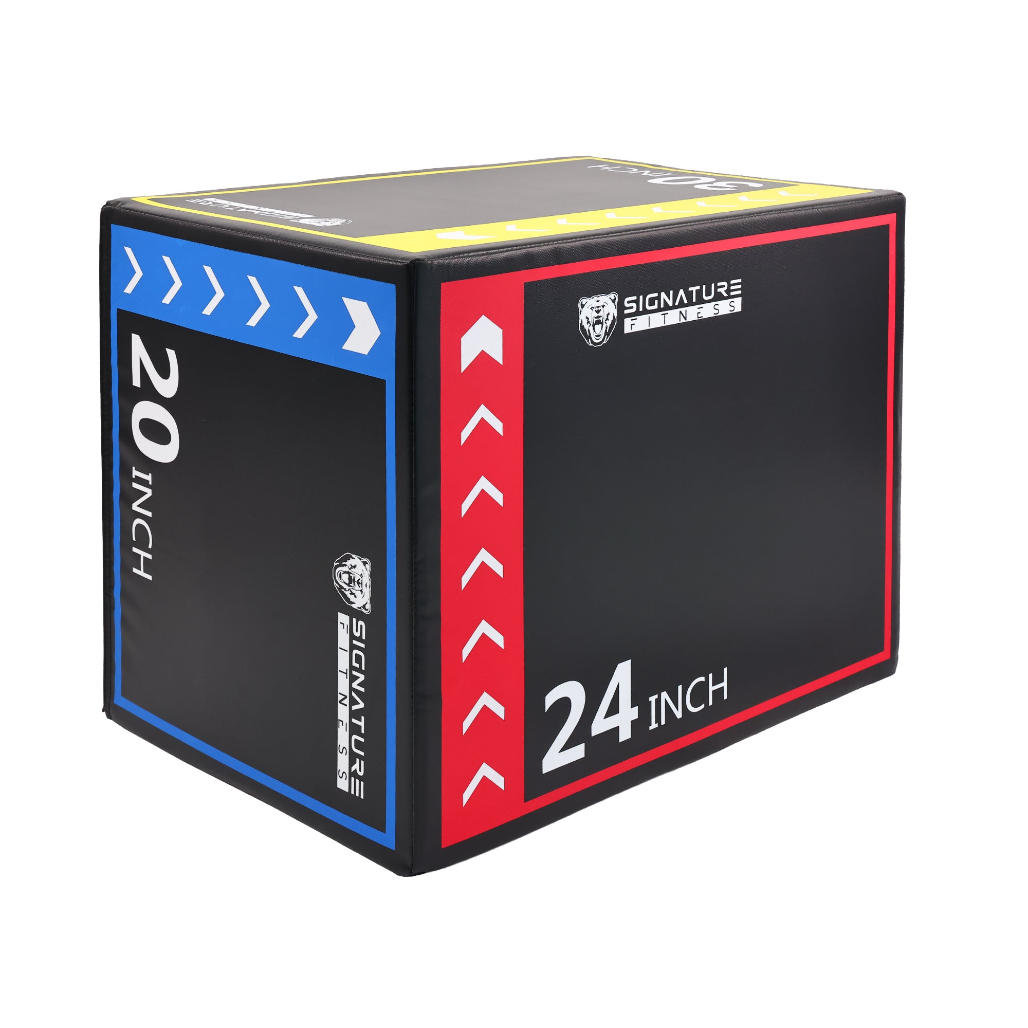 BalanceFrom 3-in-1 Plyometric Jump Box, Non-Slip Adjustable Workout Equipment