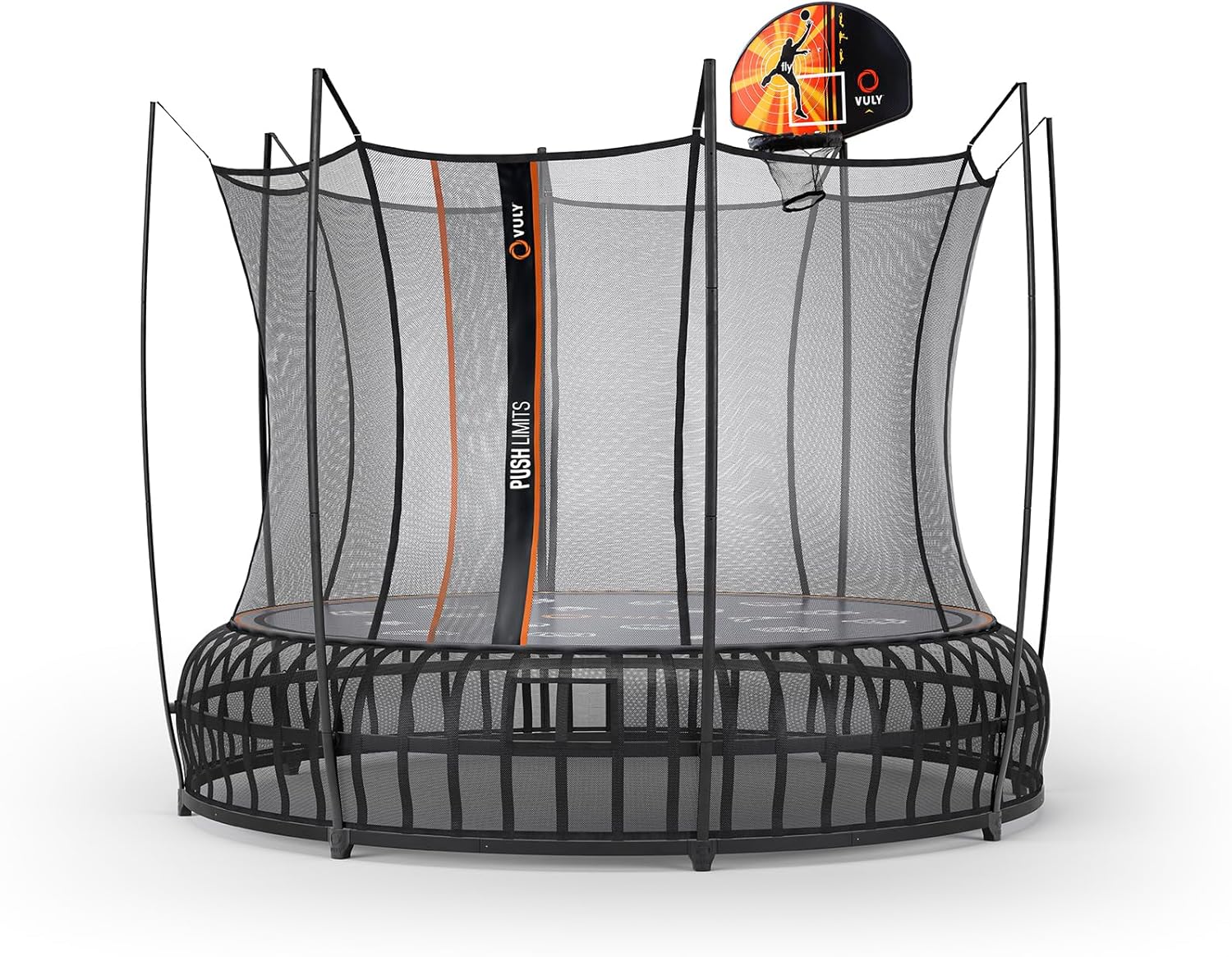 L Thunder Pro Box A (8 Pack) + L Thunder Pro Box B + L Thunder Pro Box C + Vuly Trampolines Basketball Set with Backboard, Hoop, Basketball, and Air Pump