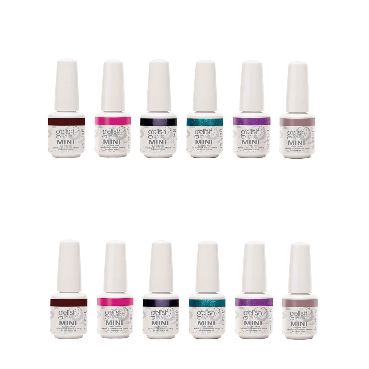 Gelish Mini Sassy Intergalactic Glam 9 mL Soak Off Gel Nail Polish (12 Pack)