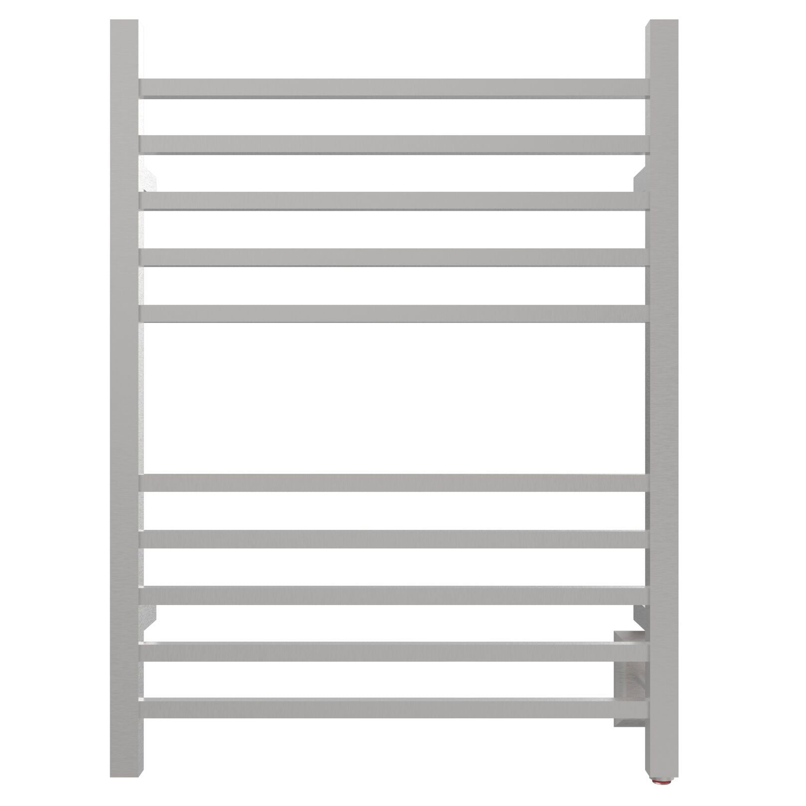 Amba Radiant 10 Bar Hardwired Square Heated Double Towel Warmer, Brushed (Used)