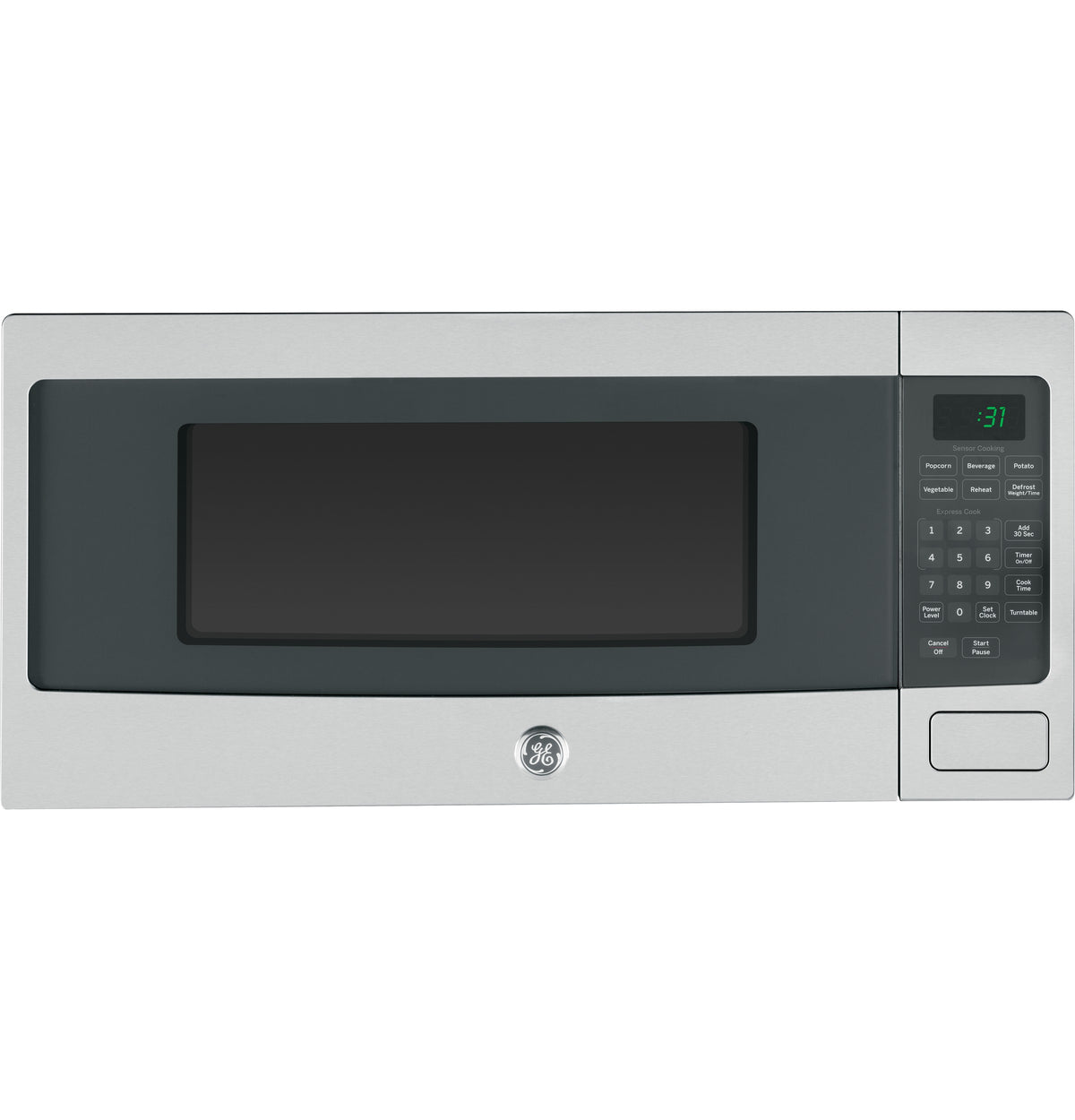 GE PEM31SFSS Profile 1.1 Cu. Ft. Countertop Microwave (Refurbished) (Used)