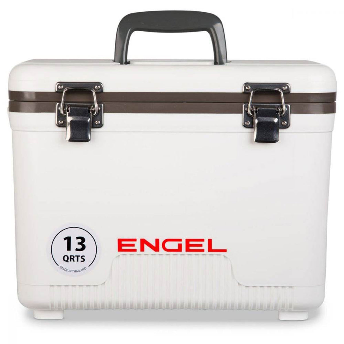 Engel 13 Quart Compact Ultimate Leak Proof Dry Box Cooler, White (Damaged)