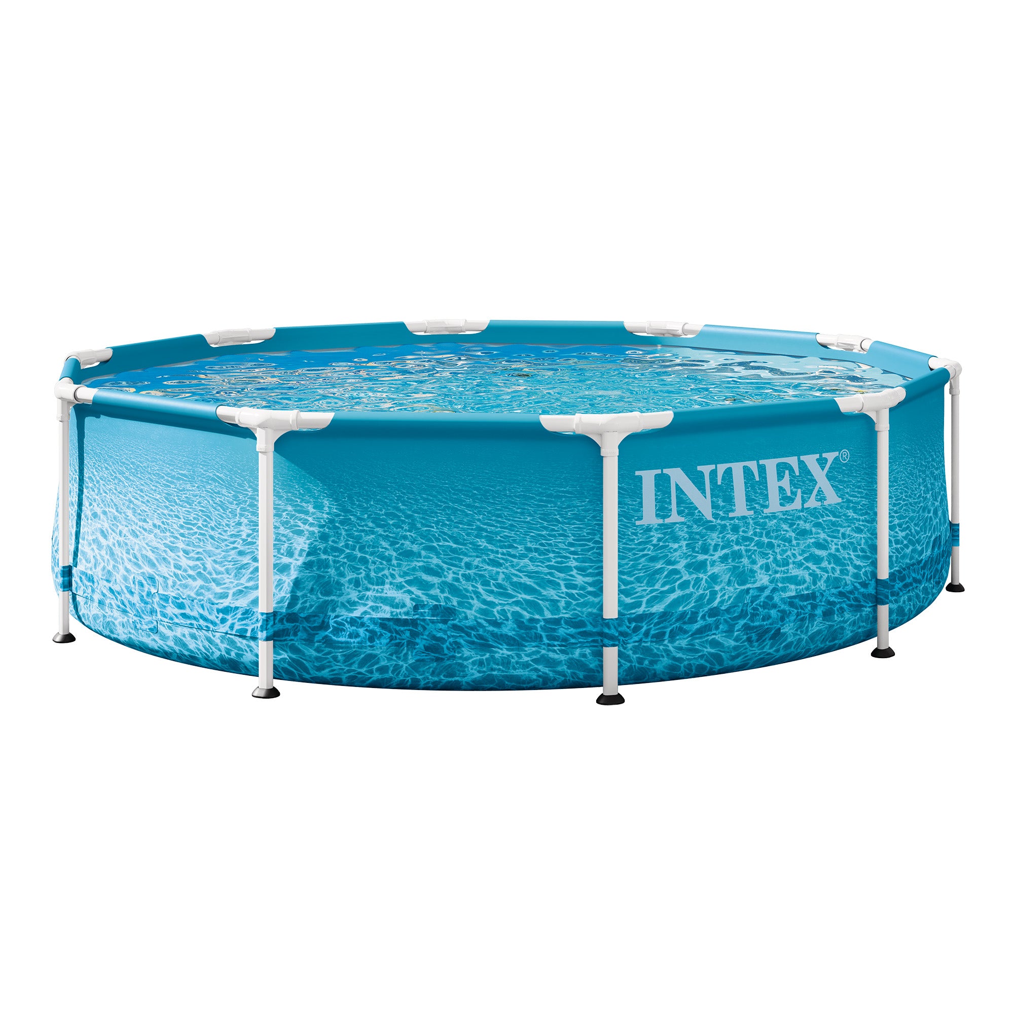 Intex 28206EH 10' x 30" Above Ground Steel Metal Frame Beachside Swimming Pool