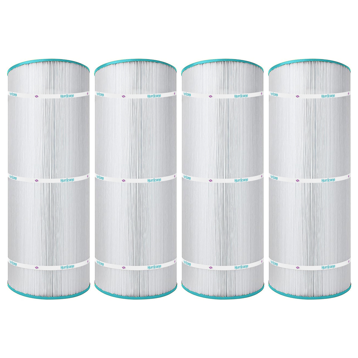Hurricane 4 Pack HF8414-01 Advanced Pool and Spa Filter Cartridge Replacement