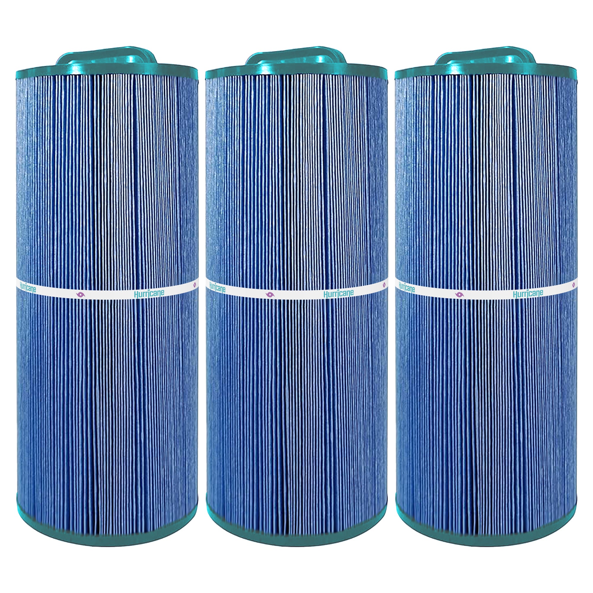 Hurricane 3 Pack HF5H502-01M Elite Aseptic Pool Spa Filter Cartridge Replacement - VMInnovations