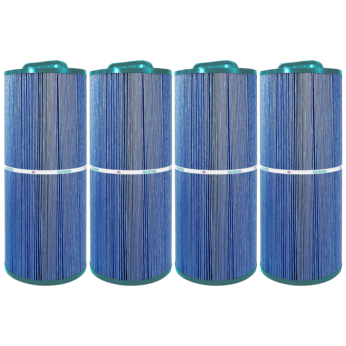 Hurricane 4 Pack HF5H502-01M Elite Aseptic Pool Spa Filter Cartridge Replacement