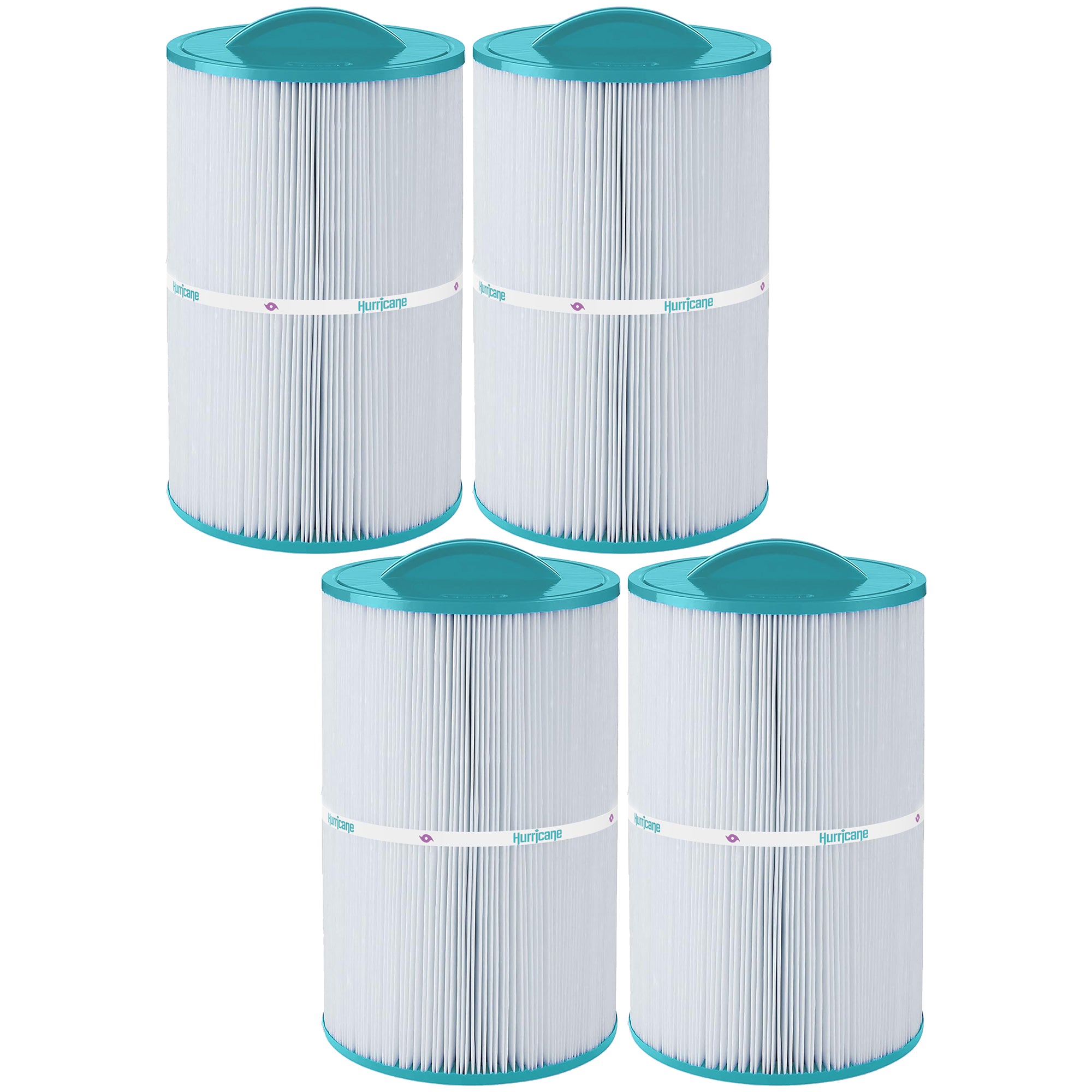 Hurricane 4 Pack HF7350-01 Advanced Pool and Spa Filter Cartridge Replacement - VMInnovations