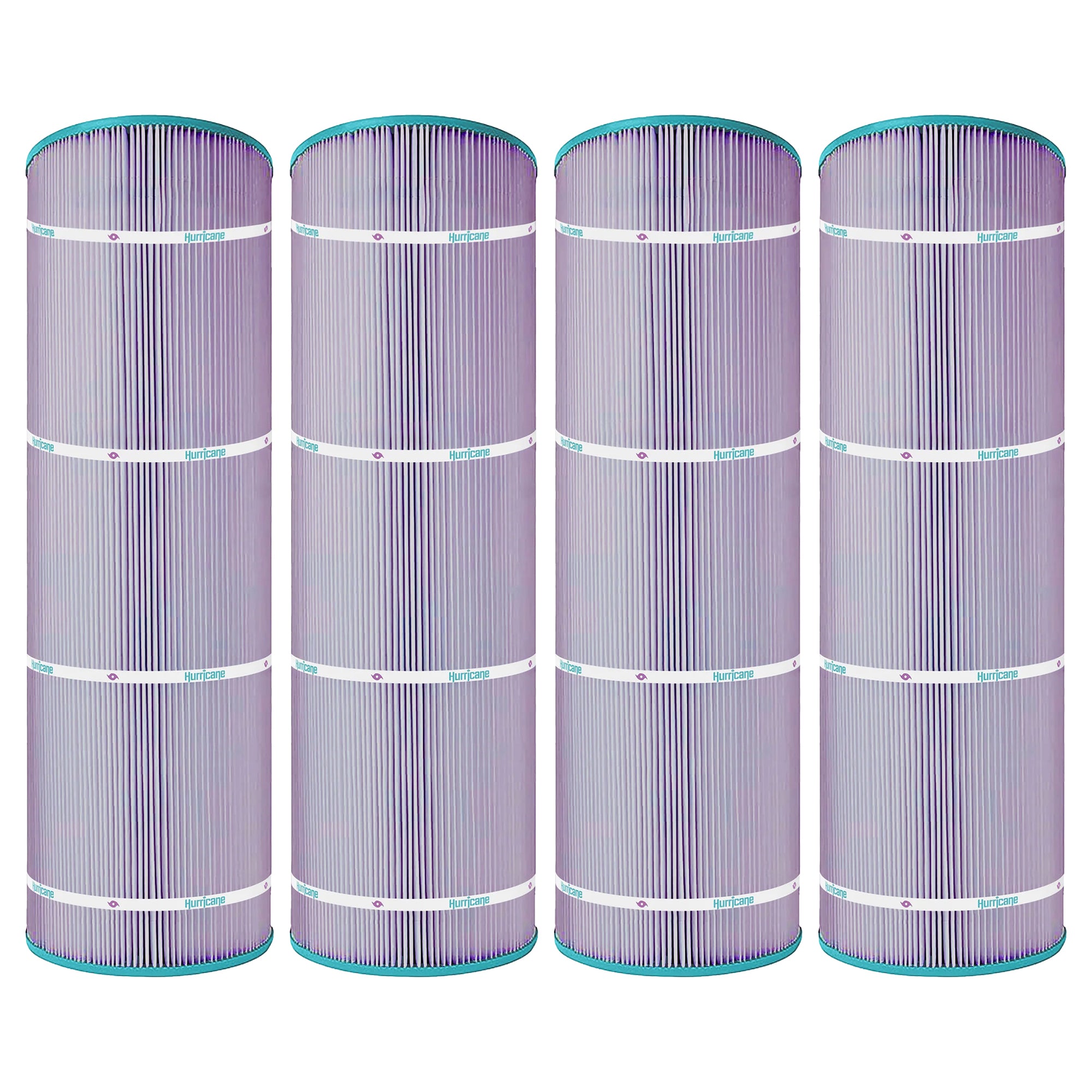 Hurricane 4 Pack HF8413-01P Platinum Purple Pool Filter Cartridge Replacement