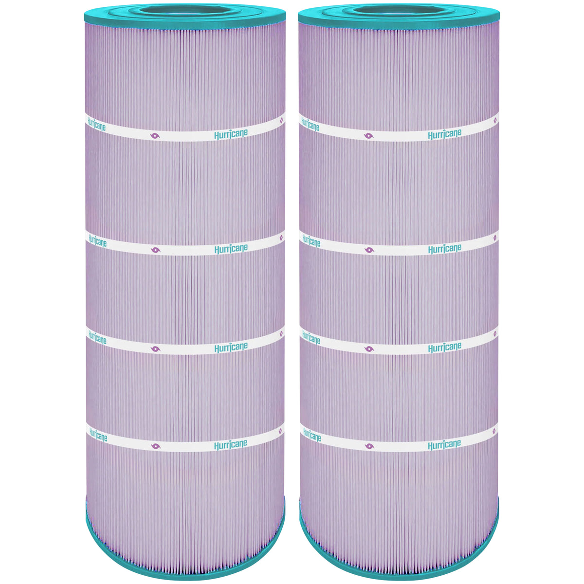 Hurricane 2 Pack HF8316-01P Platinum Purple Pool Filter Cartridge Replacement - VMInnovations