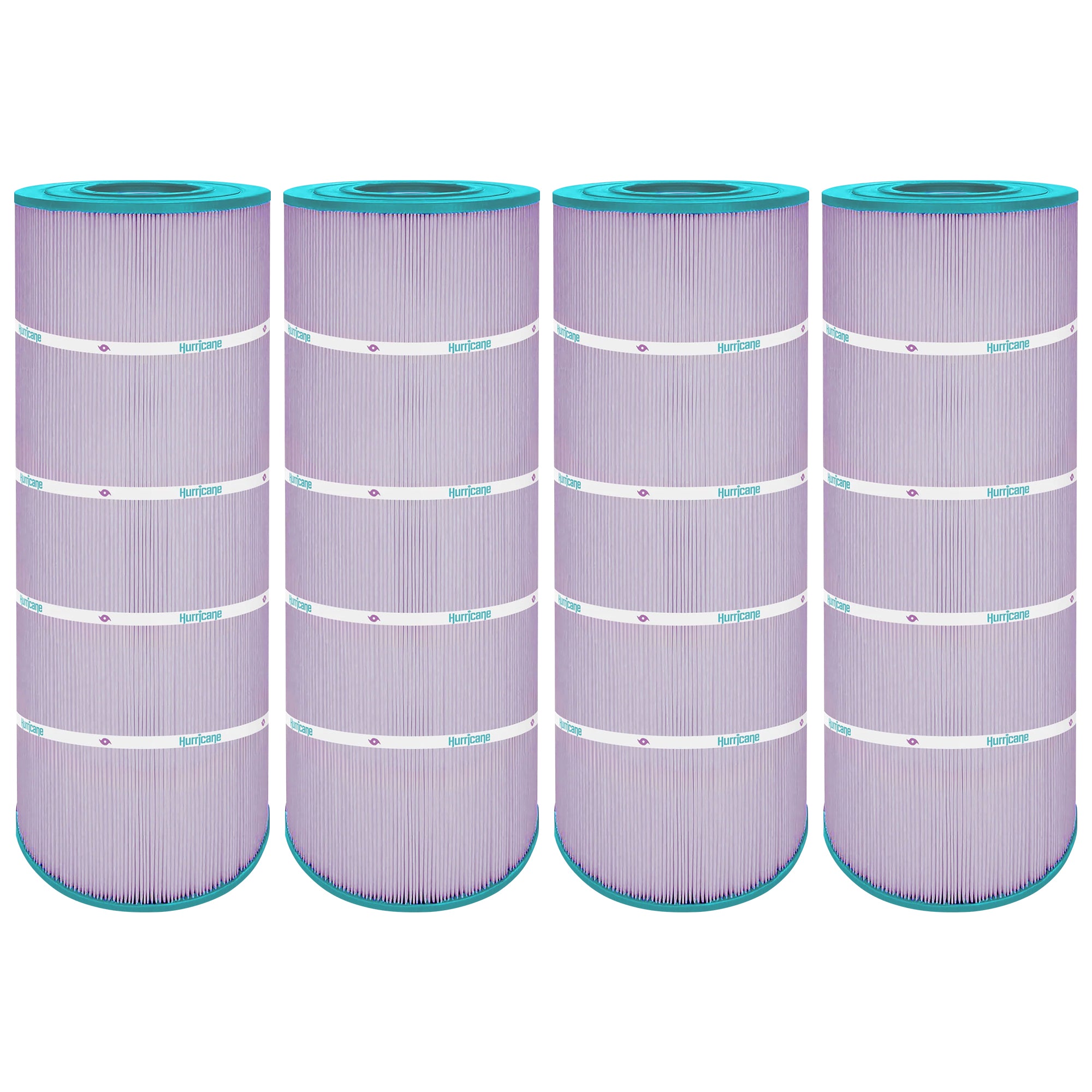 Hurricane 4 Pack HF8316-01P Platinum Purple Pool Filter Cartridge Replacement