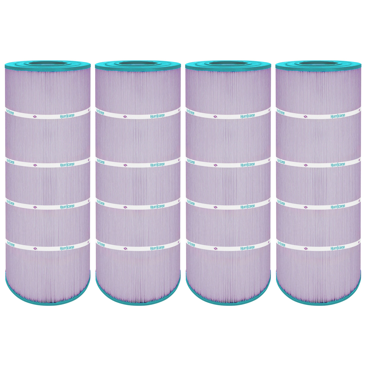 Hurricane 4 Pack HF8316-01P Platinum Purple Pool Filter Cartridge Replacement