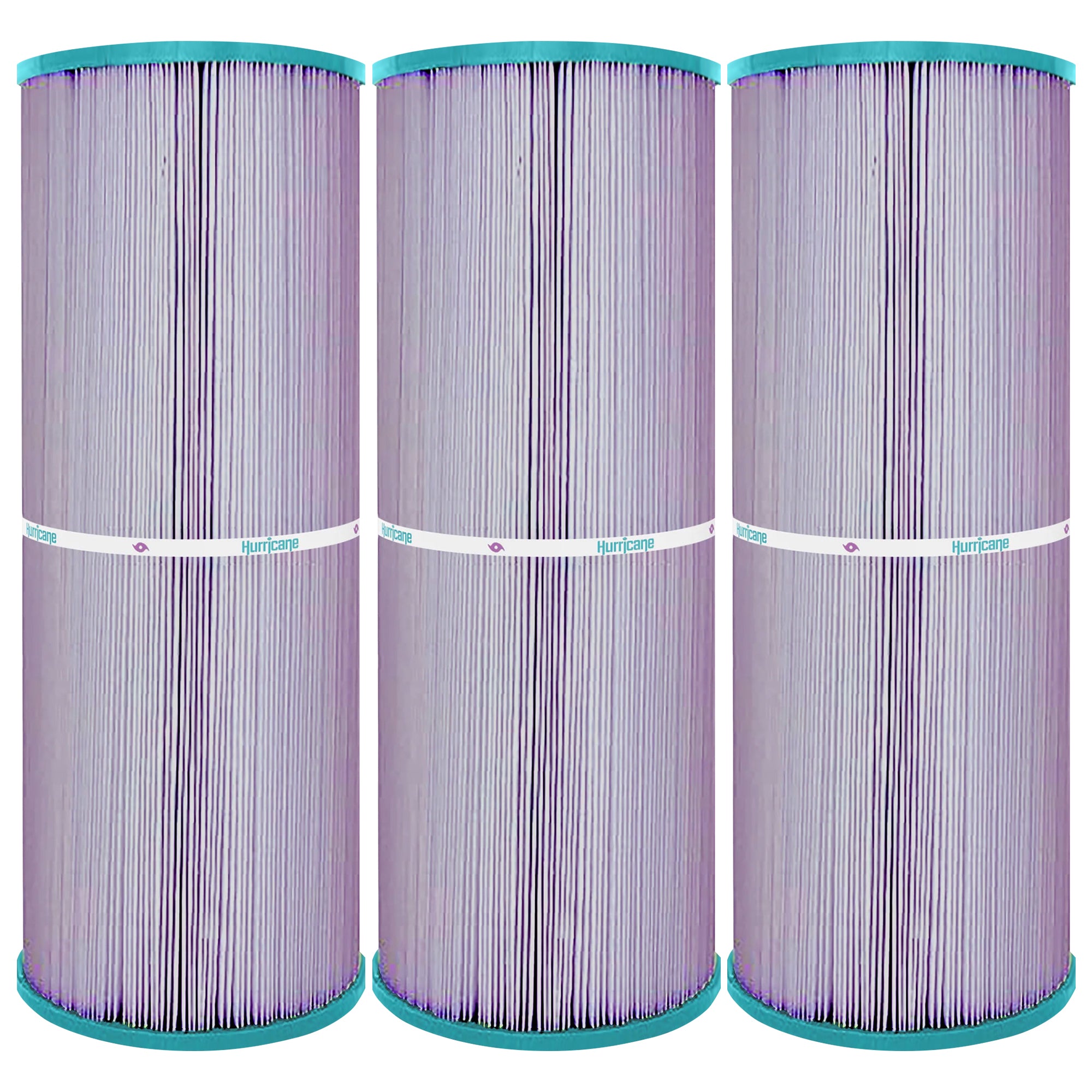 Hurricane 3 Pack HF5374-01P Platinum Purple Spa Filter Cartridge Replacement - VMInnovations