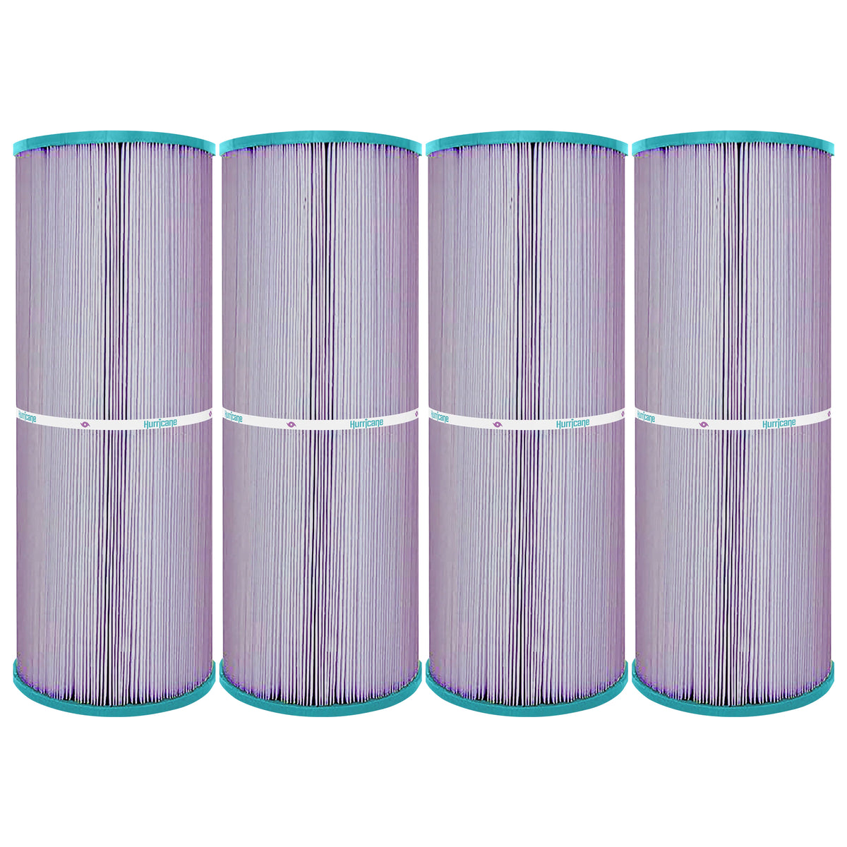 Hurricane 4 Pack HF5374-01P Platinum Purple Spa Filter Cartridge Replacement