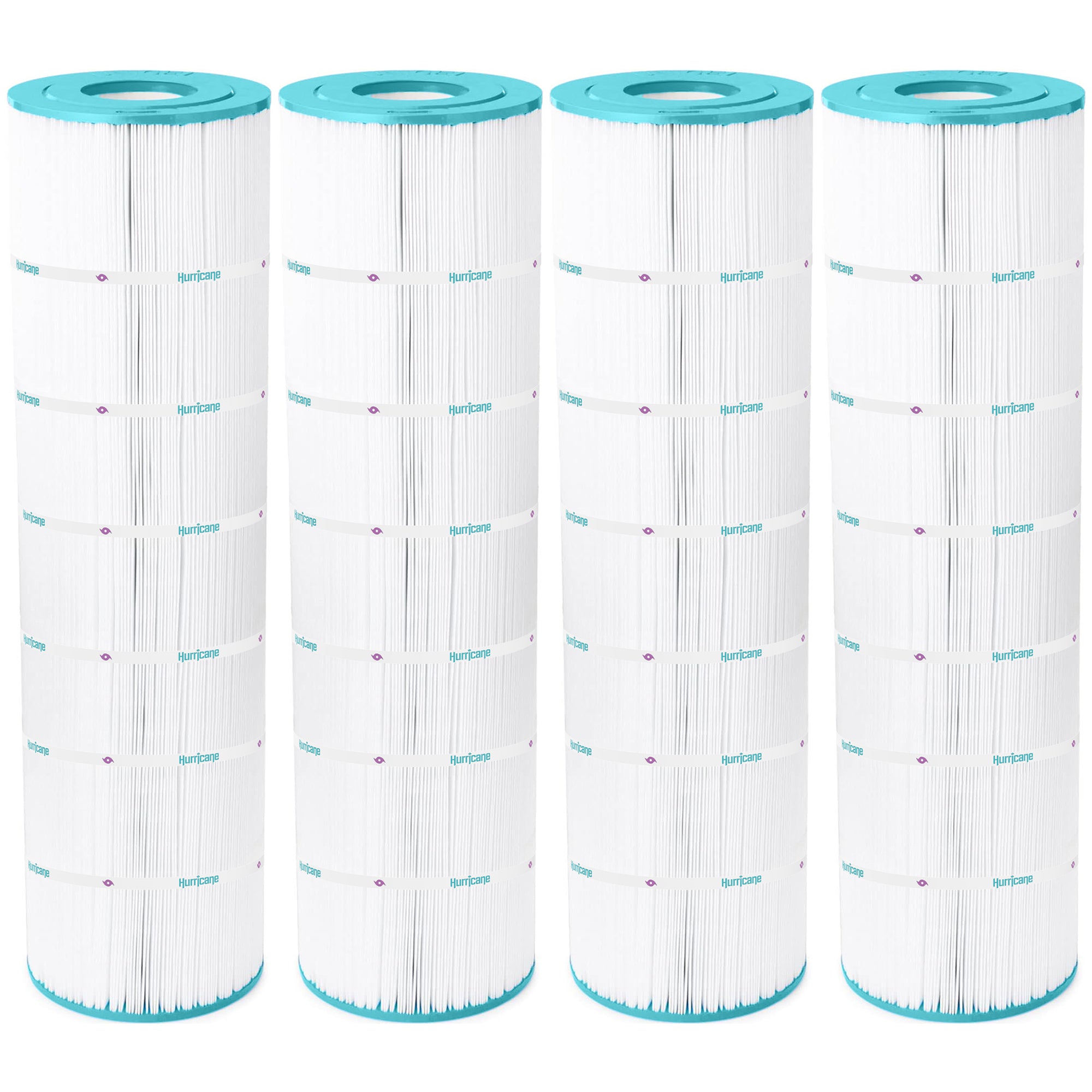 Hurricane 4 Pack HF8418-01 Advanced Pool and Spa Filter Cartridge Replacement
