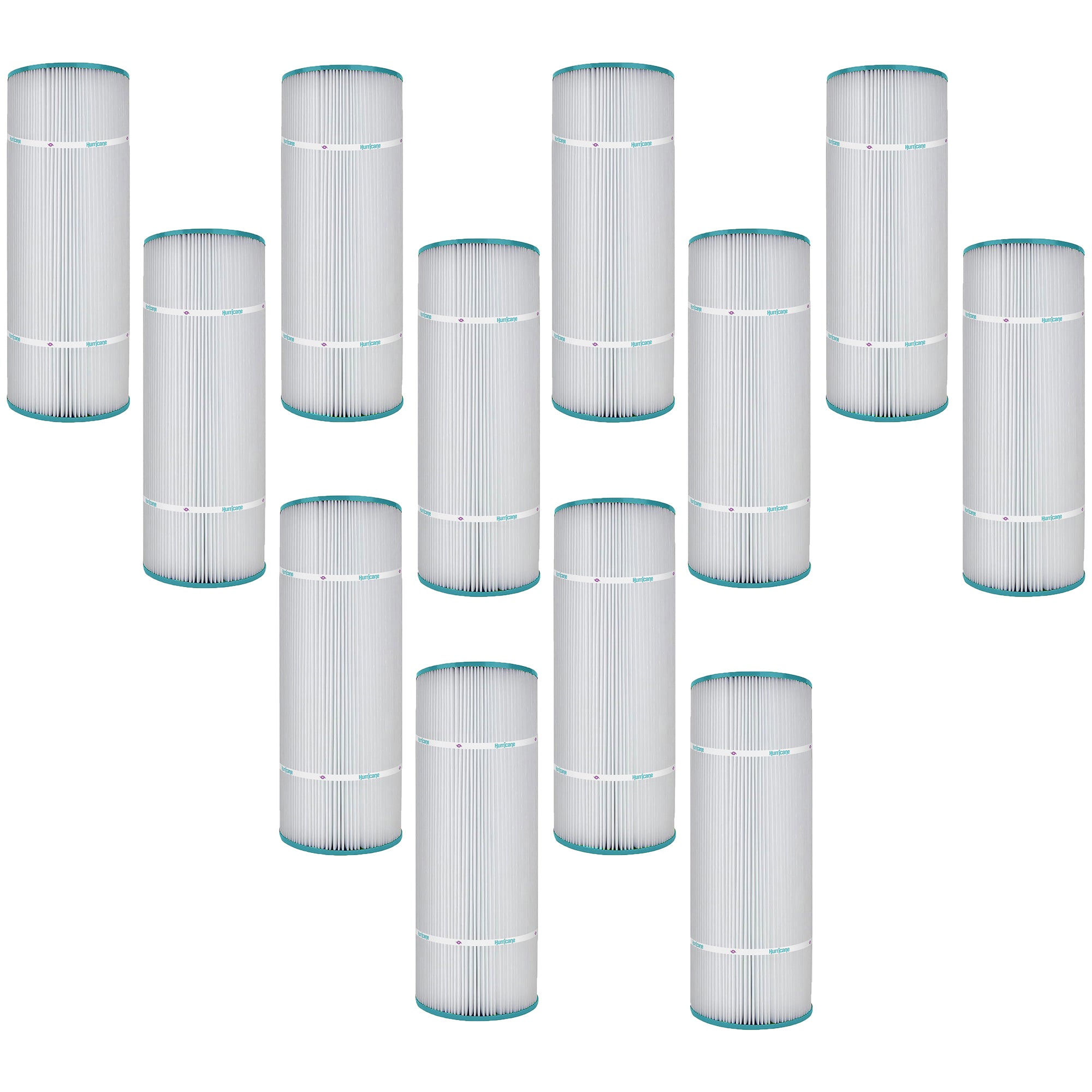 Hurricane 12 Pack HF7470-04 Advanced Pool and Spa Filter Cartridge Replacement - VMInnovations