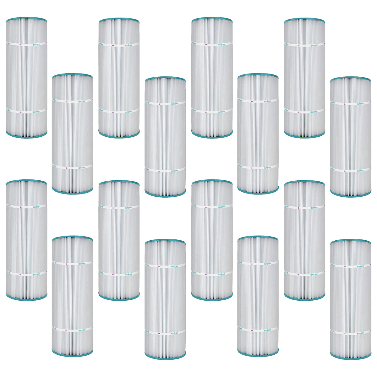 Hurricane 16 Pack HF7470-04 Advanced Pool and Spa Filter Cartridge Replacement