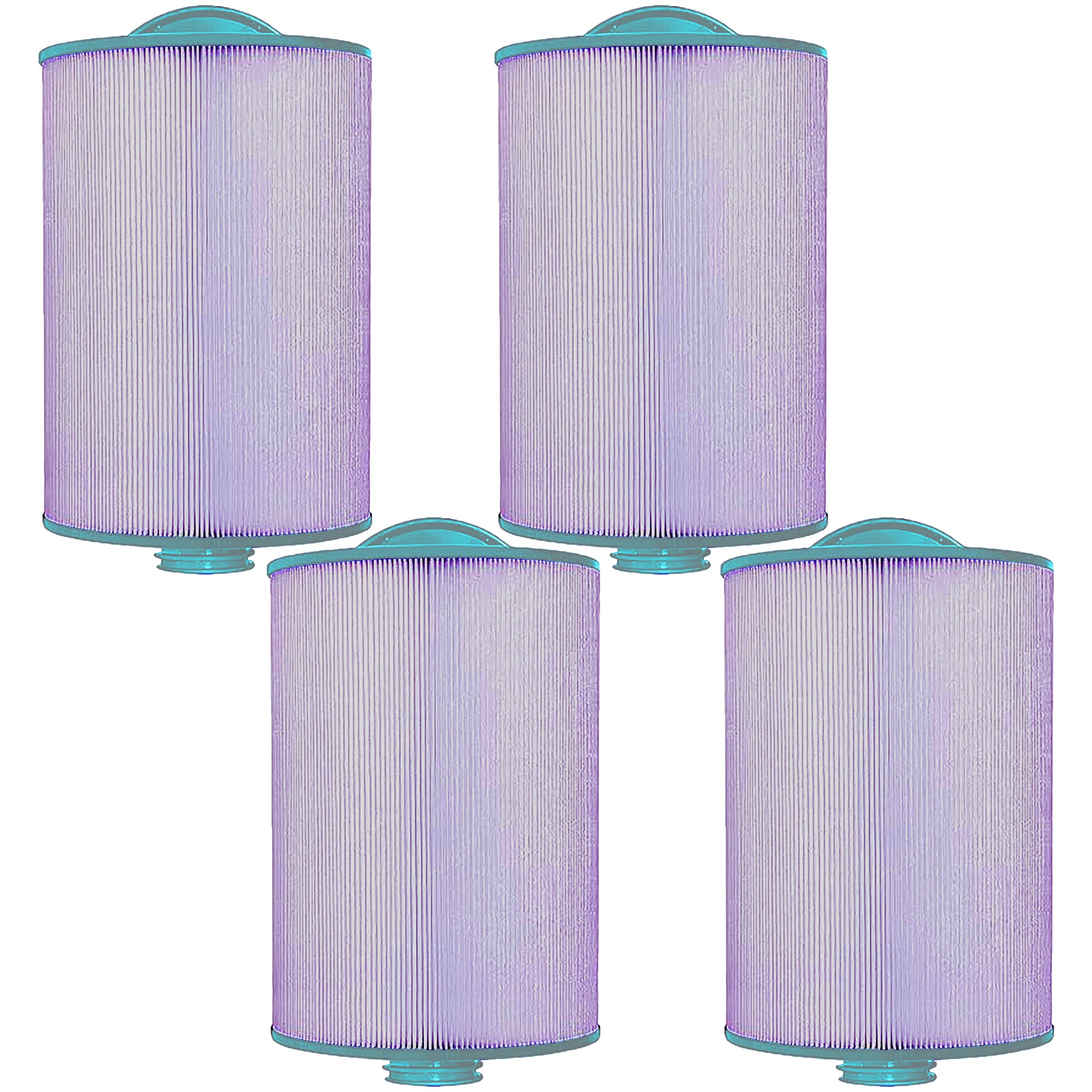 Hurricane 4 Pack HF6H940-01P Platinum Purple Spa Filter Cartridge Replacement - VMInnovations