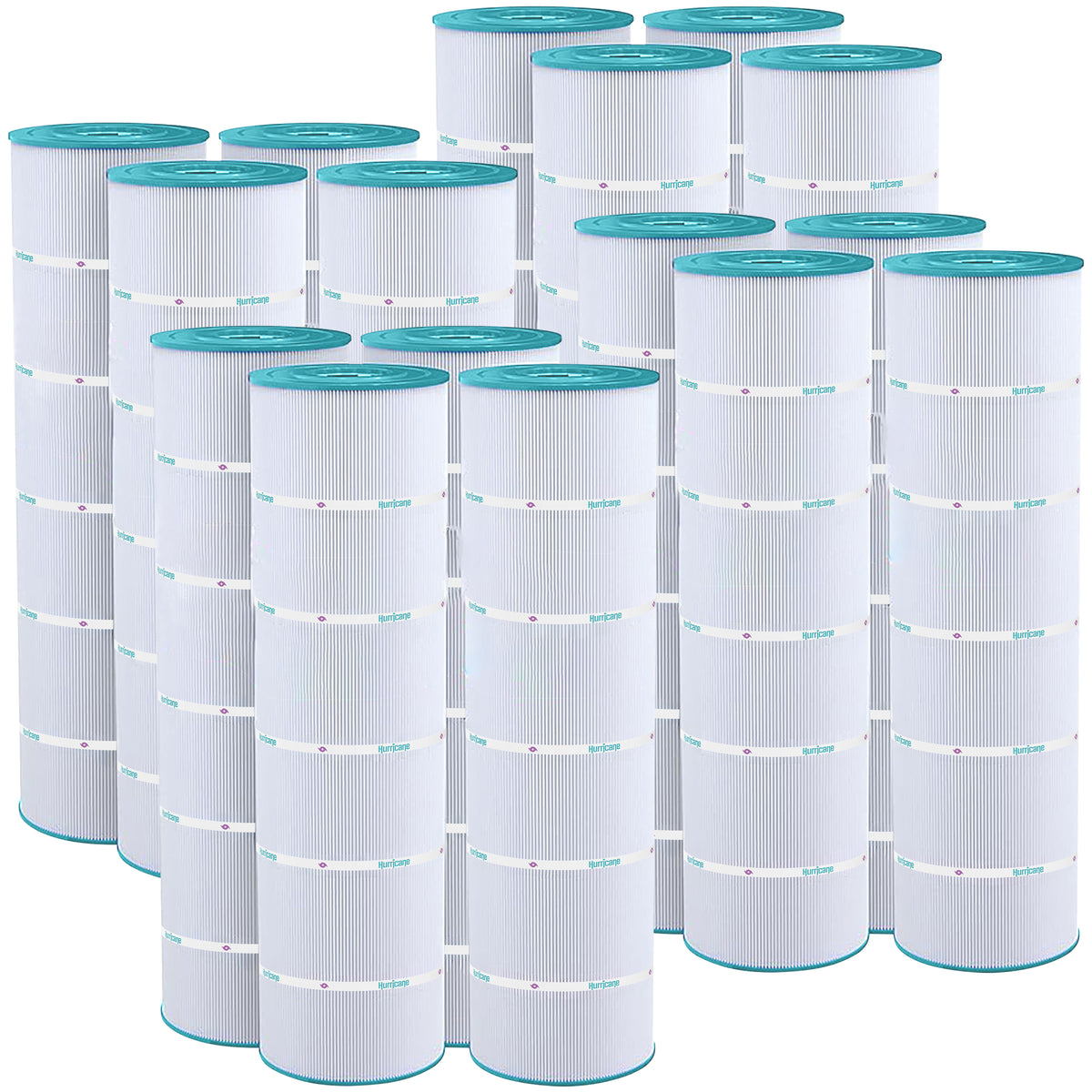 Hurricane 16 Pack HF7488-04 Advanced Pool and Spa Filter Cartridge Replacement - VMInnovations