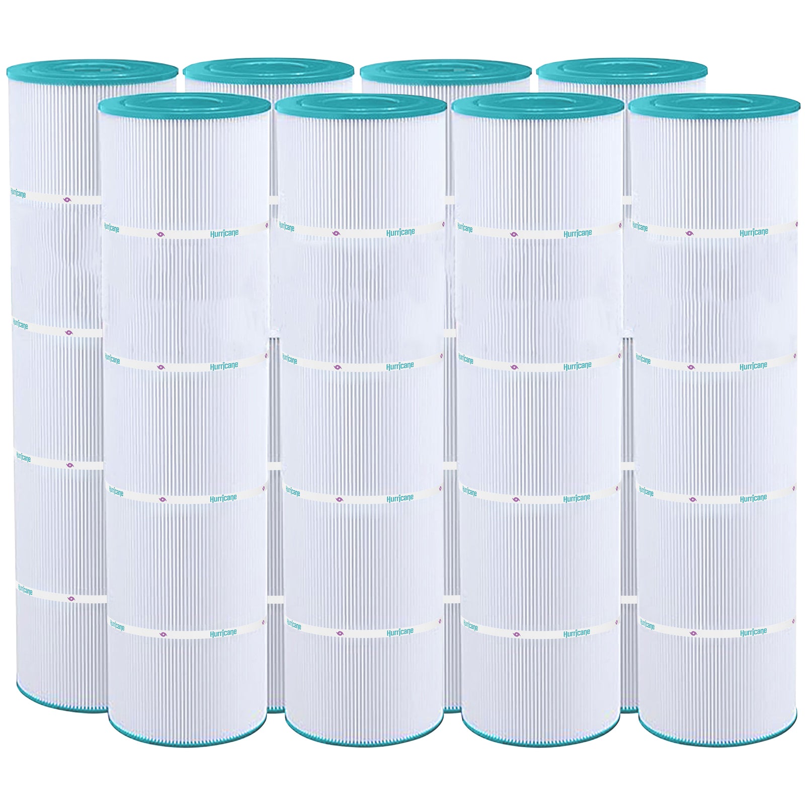 Hurricane 8 Pack HF7471-04 Advanced Pool and Spa Filter Cartridge Replacement - VMInnovations