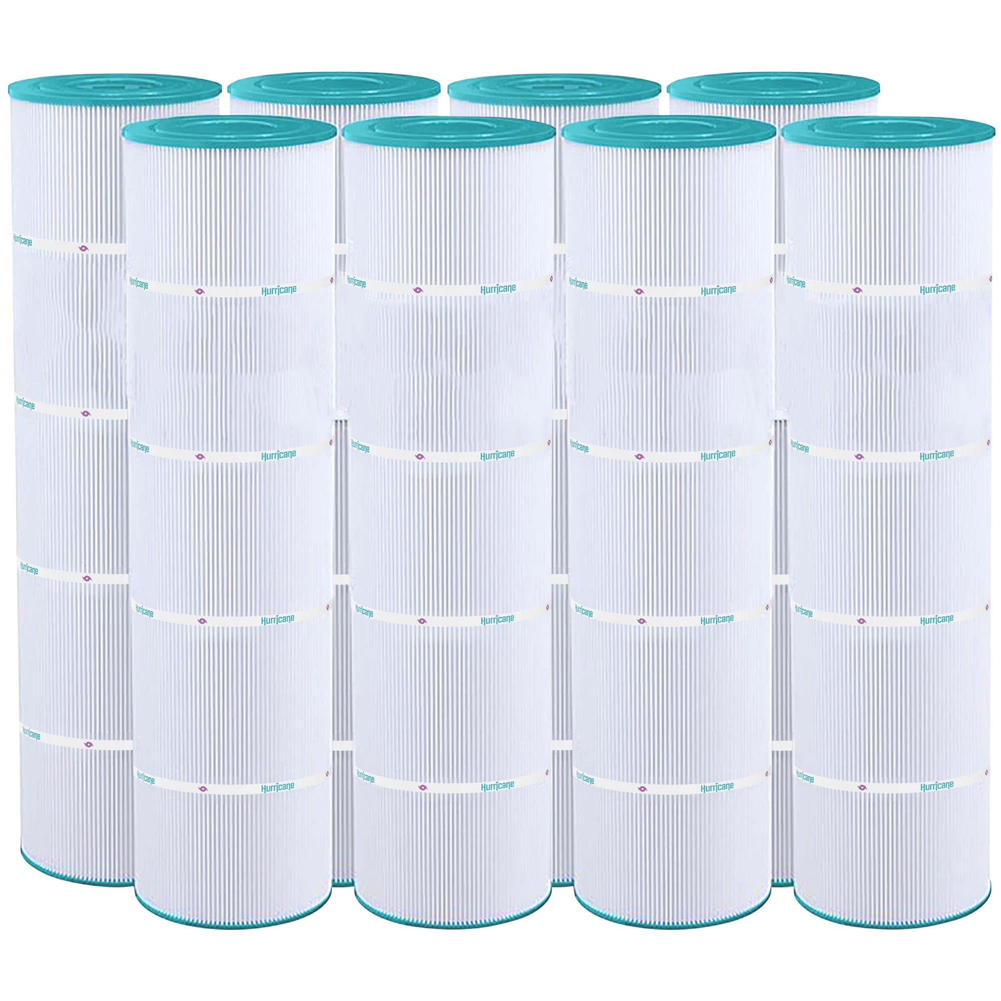 Hurricane 8 Pack HF7471-04 Advanced Pool and Spa Filter Cartridge Replacement - VMInnovations
