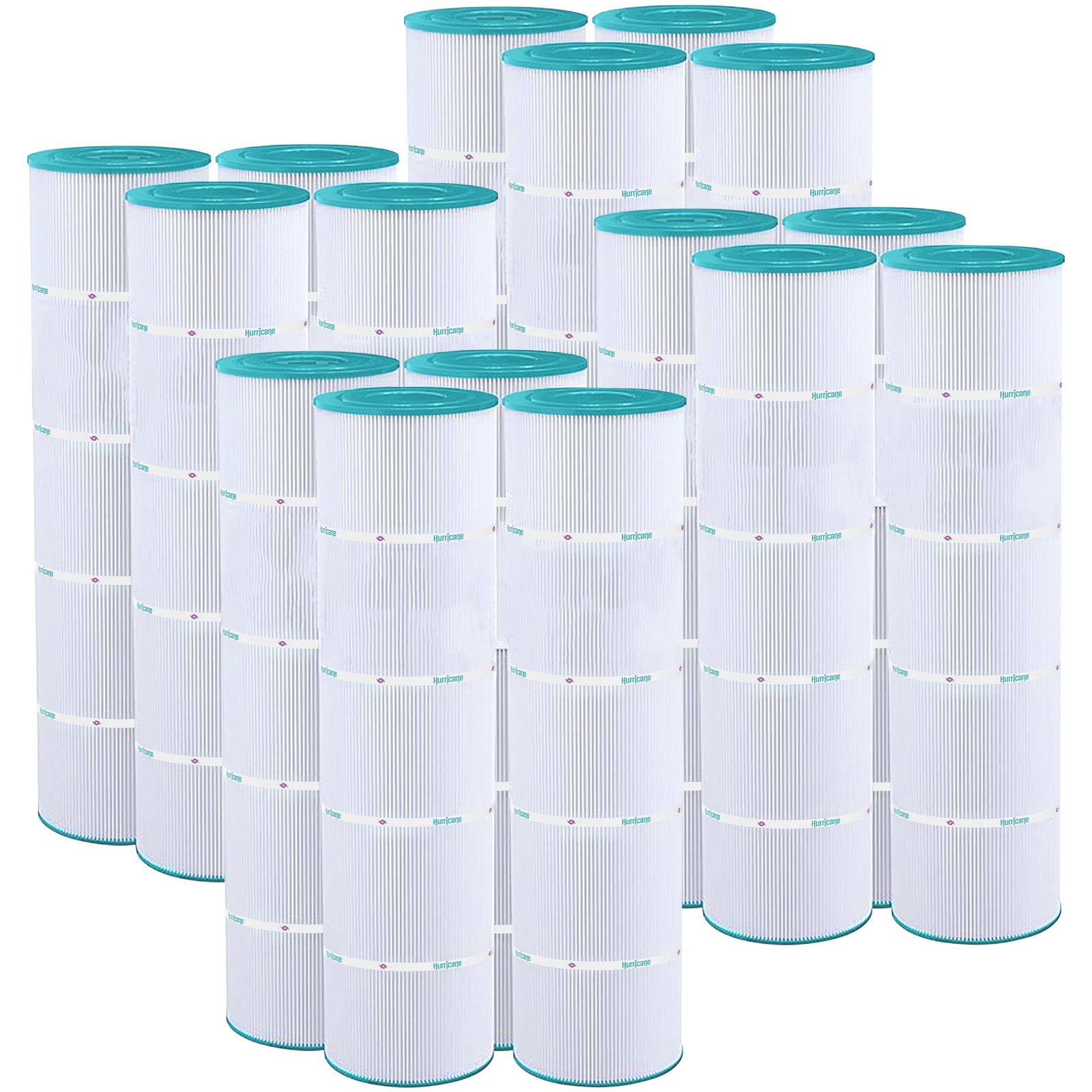 Hurricane 16 Pack HF7471-04 Advanced Pool and Spa Filter Cartridge Replacement - VMInnovations