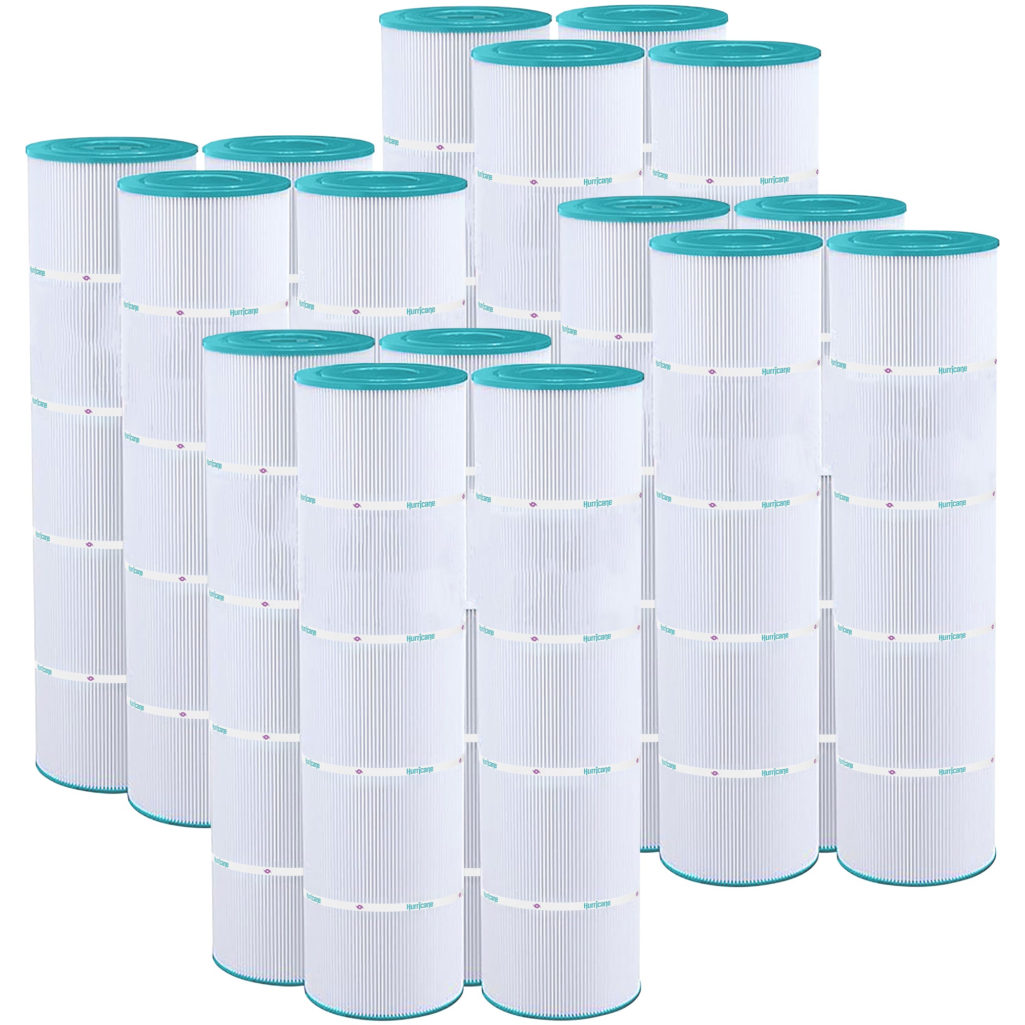 Hurricane 16 Pack HF7471-04 Advanced Pool and Spa Filter Cartridge Replacement - VMInnovations