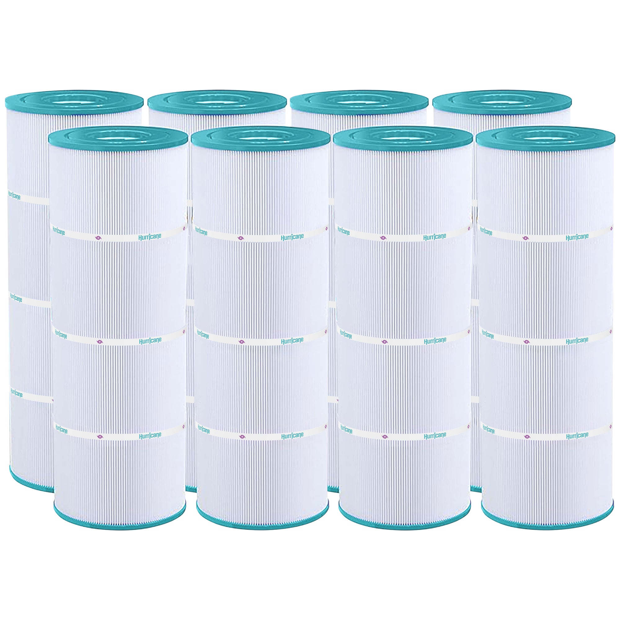 Hurricane 8 Pack HF7483-04 Advanced Pool and Spa Filter Cartridge Replacement - VMInnovations