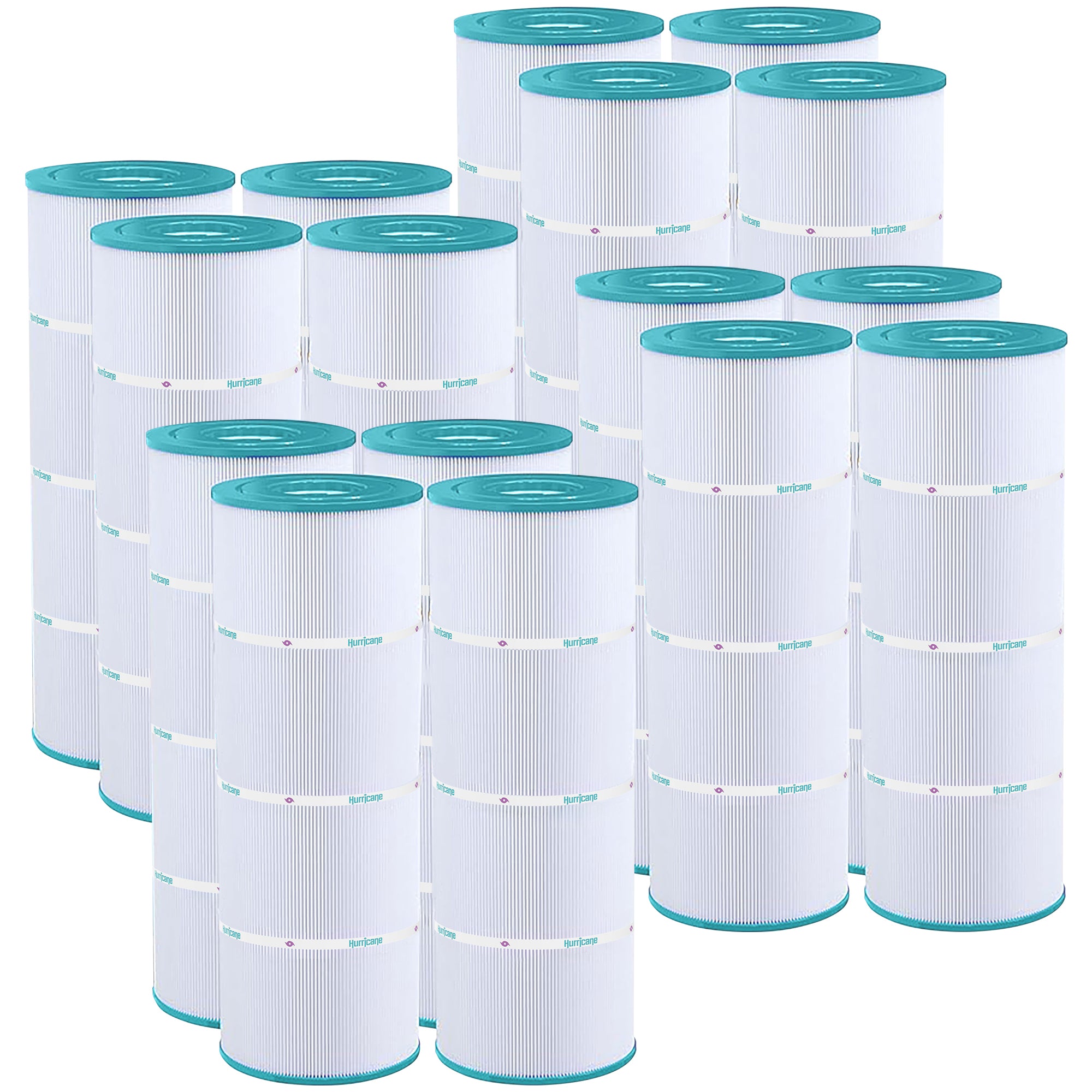 Hurricane 16 Pack HF7483-04 Advanced Pool and Spa Filter Cartridge Replacement - VMInnovations