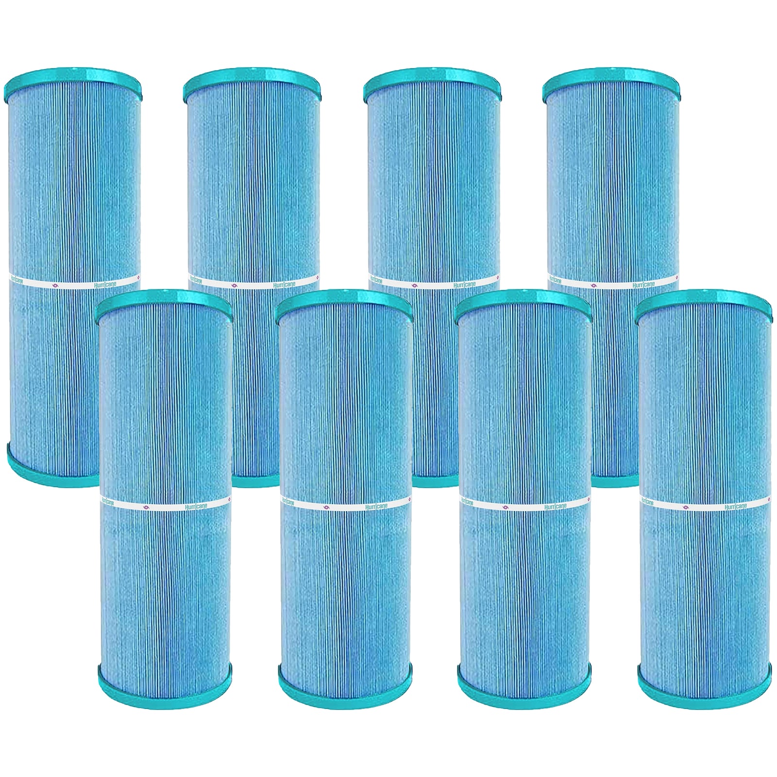 Hurricane 8 Pack HF4401-02M Elite Aseptic Pool Spa Filter Cartridge Replacement - VMInnovations