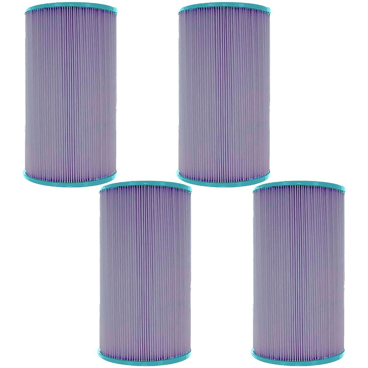 Hurricane 4 Pack HF6430-01P Platinum Purple Spa Filter Cartridge Replacement