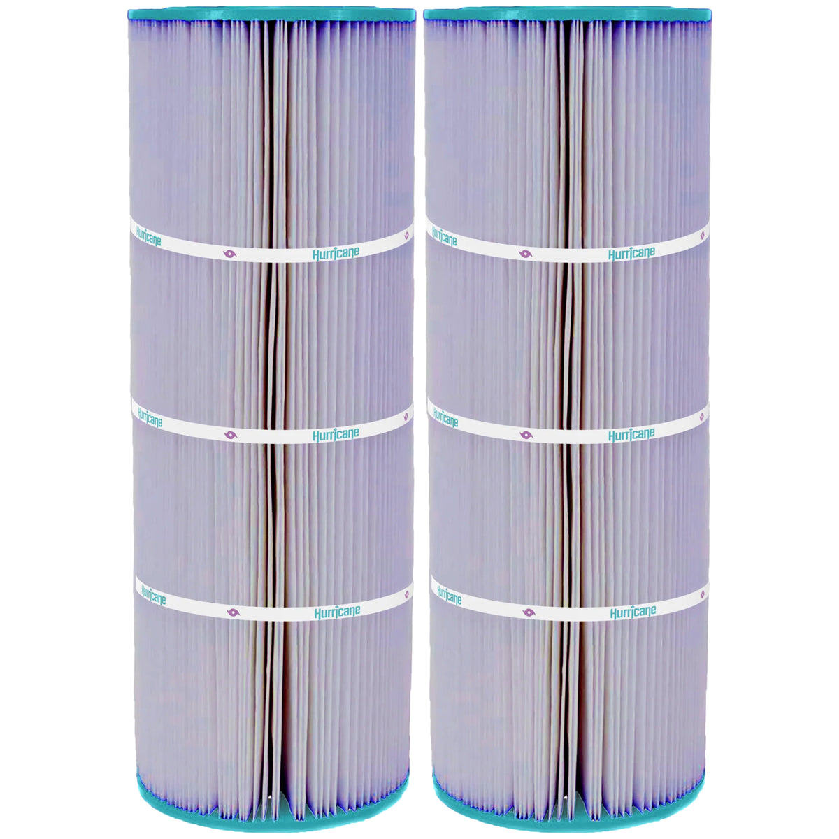 Hurricane 2 Pack HF7656-01P Platinum Purple Pool Filter Cartridge Replacement - VMInnovations