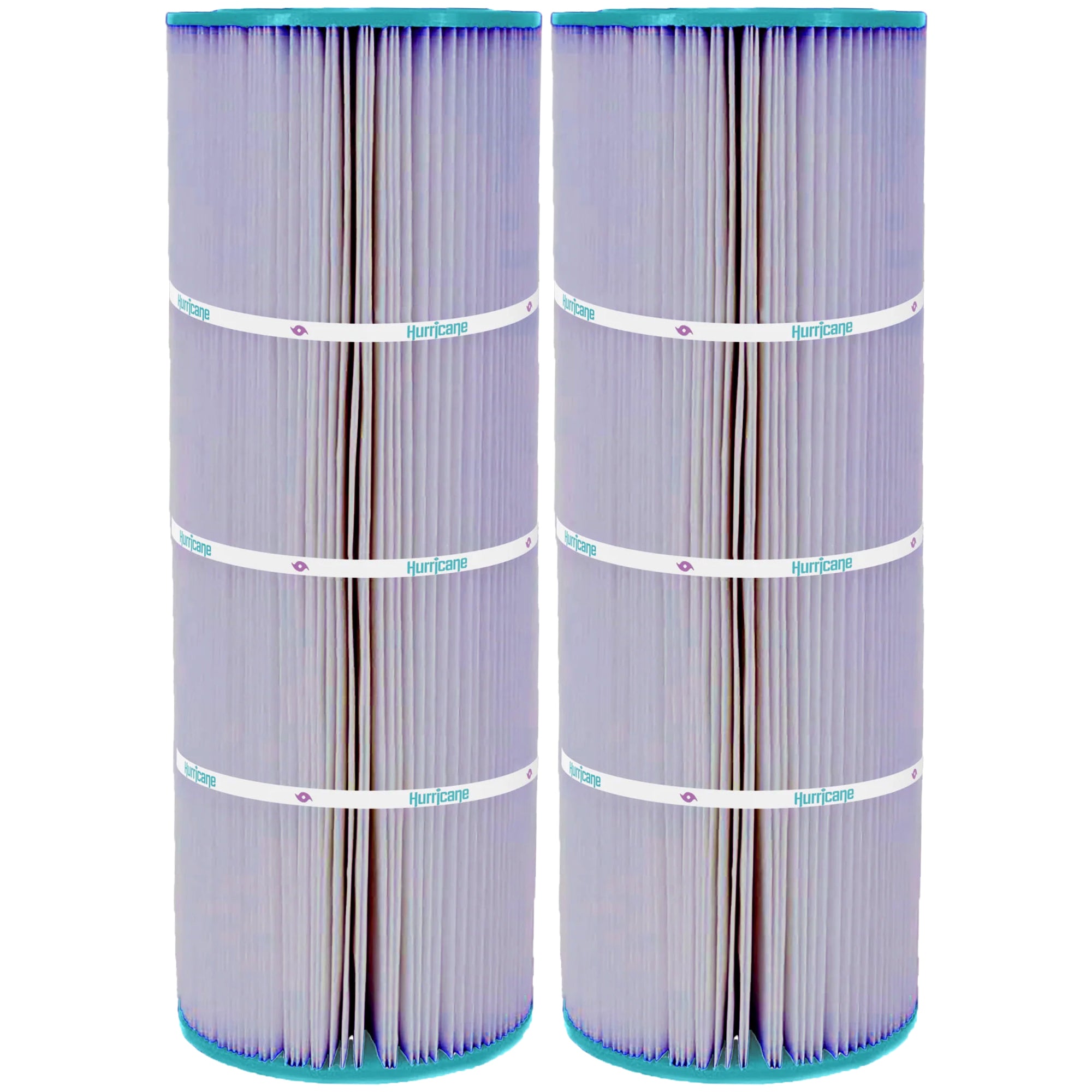 Hurricane 2 Pack HF7656-01P Platinum Purple Pool Filter Cartridge Replacement - VMInnovations