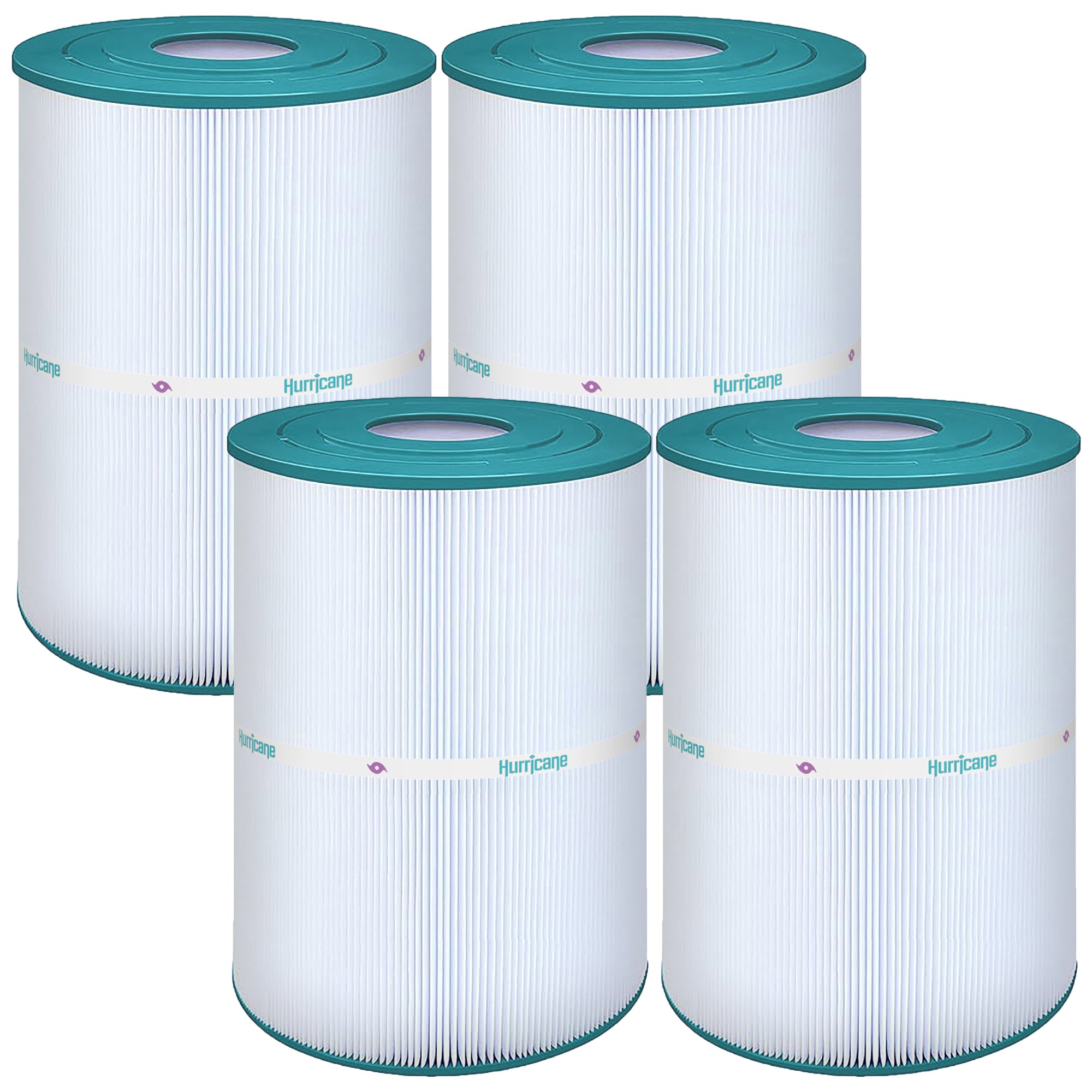 Hurricane 4 Pack HF8465-01 Advanced Pool and Spa Cartridge Filter Replacement - VMInnovations