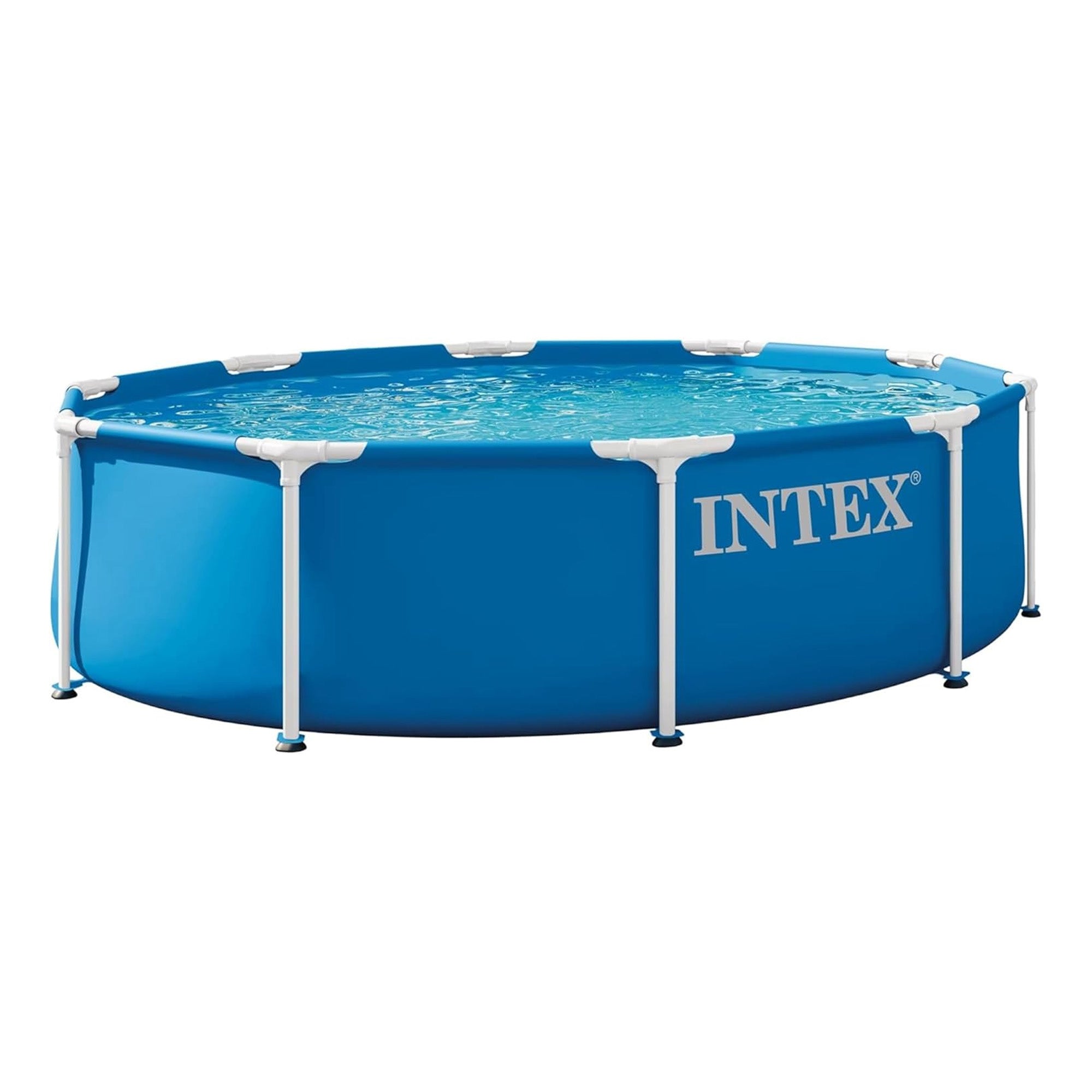INTEX 28200EP Metal Frame Above Ground Swimming Pool, Pool Only (For Parts) - VMInnovations