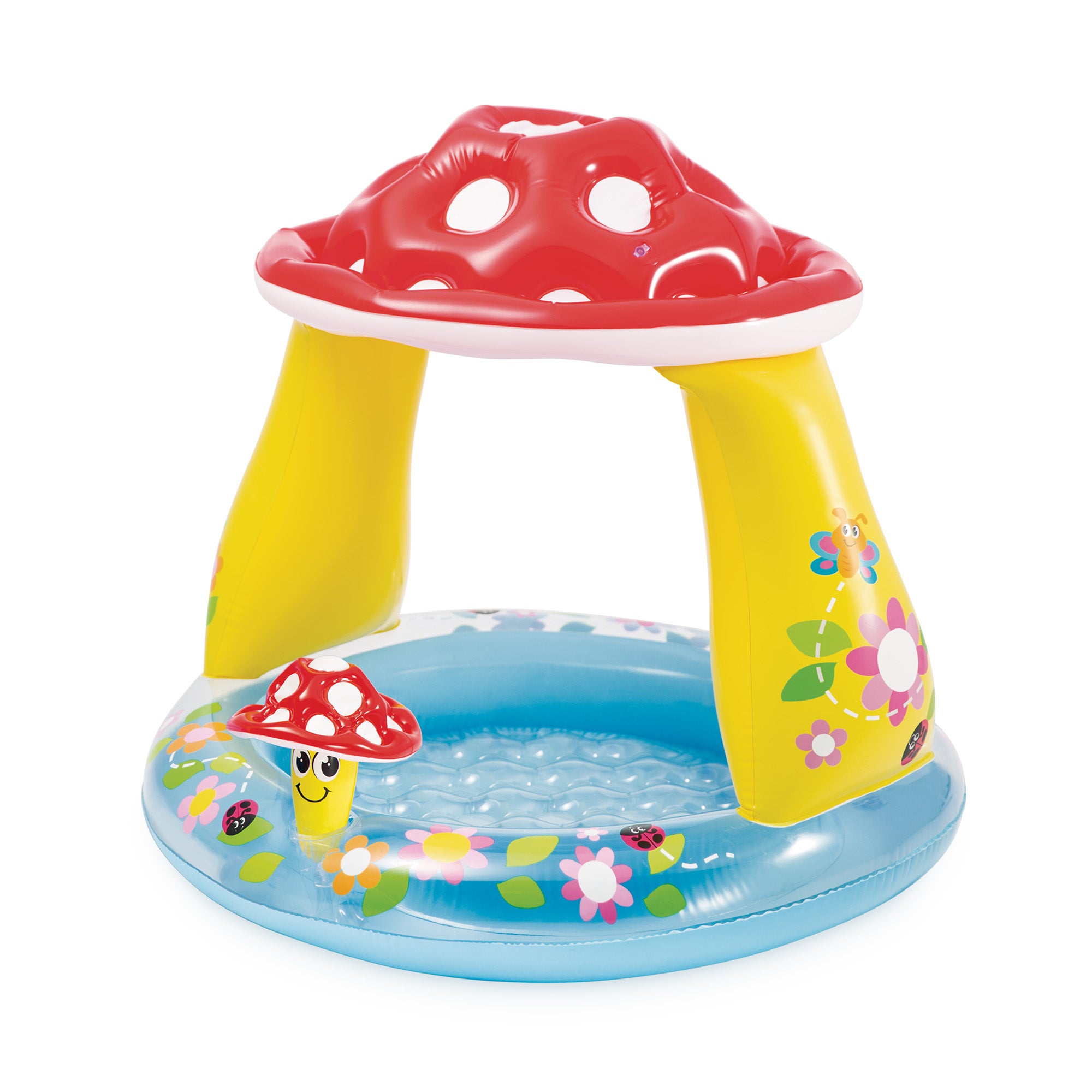 Intex Inflatable Mushroom Water Play Center Kiddie Baby Swimming Pool Ages 1-3