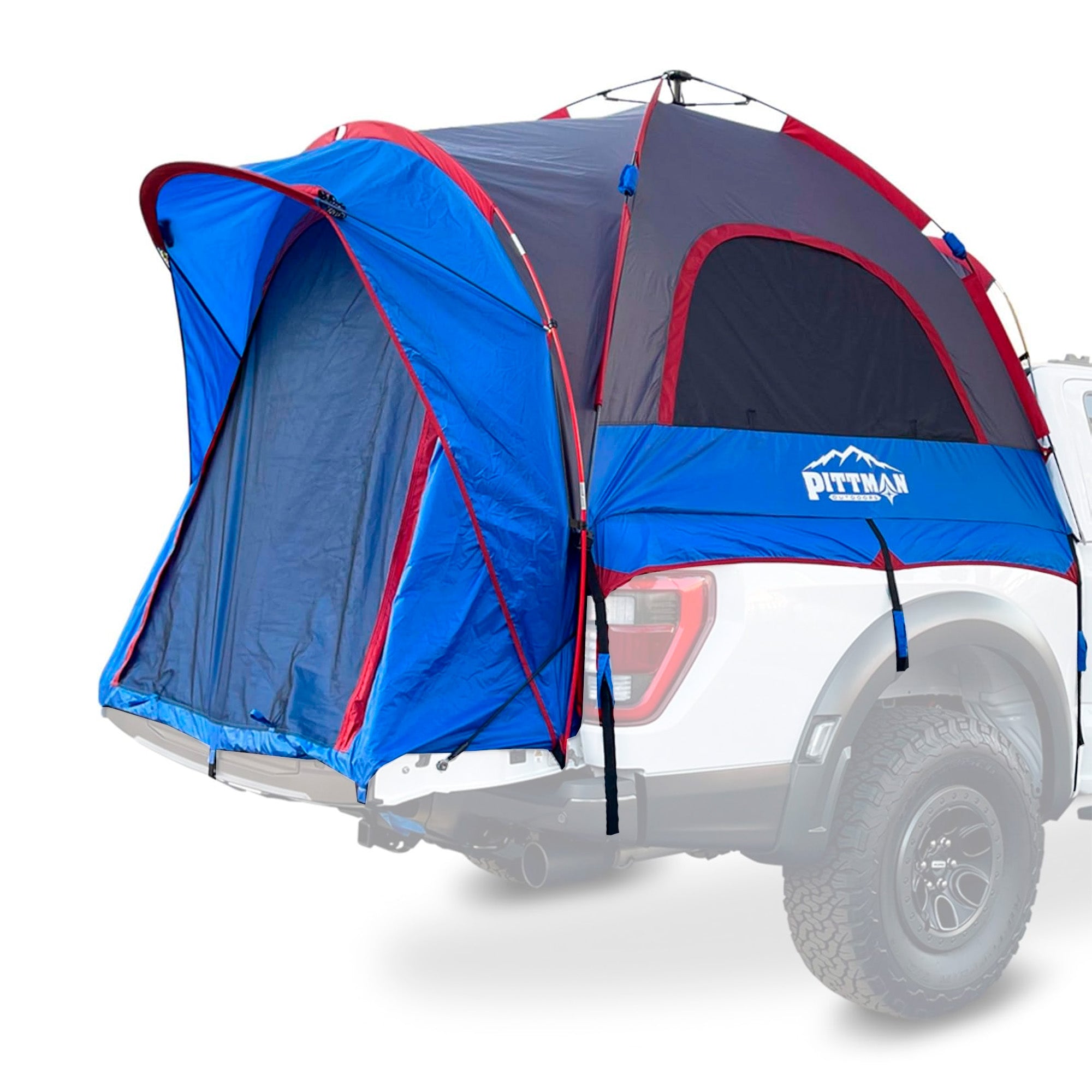 Truck Bed Tent, Full-Size Pickup Bed Tent w/Rainfly for Camping (Used)
