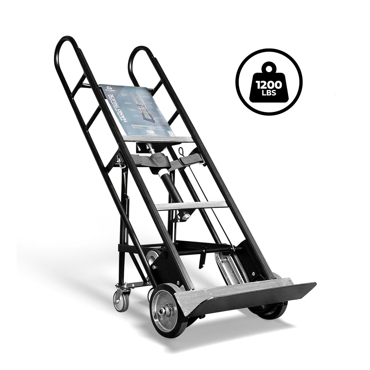 Olympia Tools 1200 Lb Appliance Hand Truck with Auto-Recoil Straps, Heavy Duty - VMInnovations