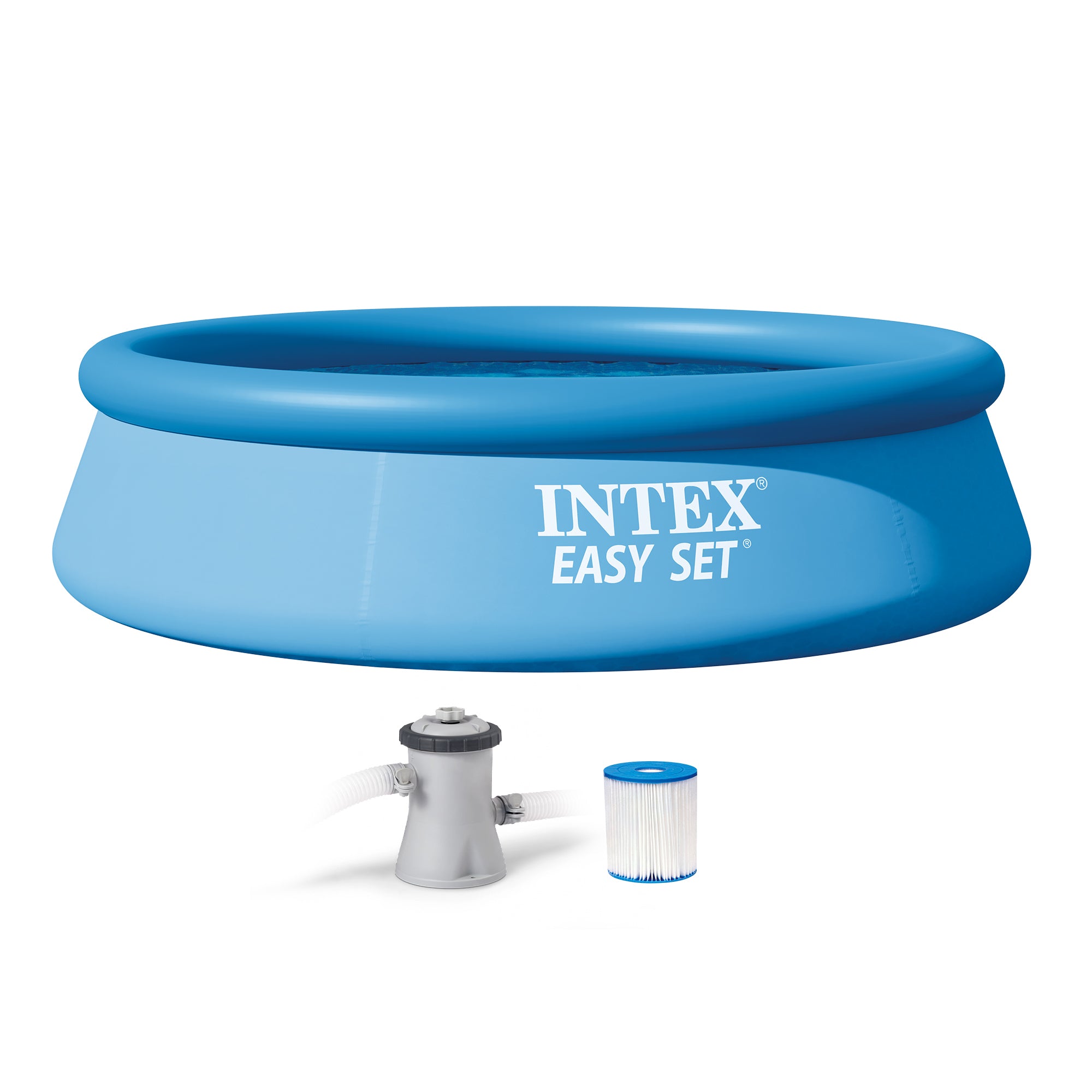 Intex 10' x 30" Easy Set Swimming Pool & 330 GPH Filter Pump | 28121EH (Used) - VMInnovations