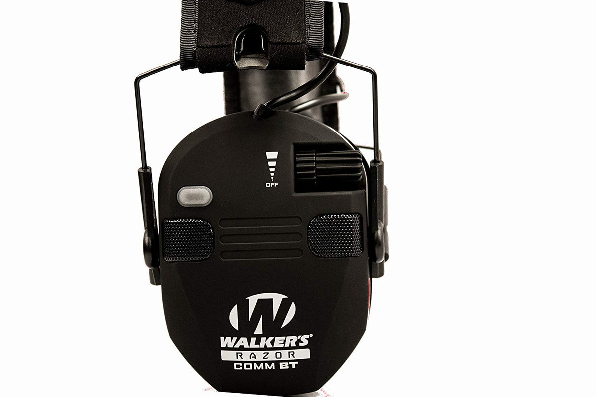 Walker's Razor Slim Electronic Bluetooth Shooting Ear Protection Muff, Black - VMInnovations