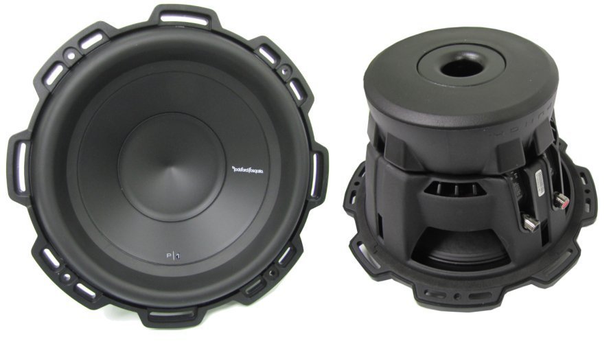 New Rockford Fosgate 10" 500 Watt 4-Ohm Car Audio Subwoofer Sub P1S410 (4 Pack)