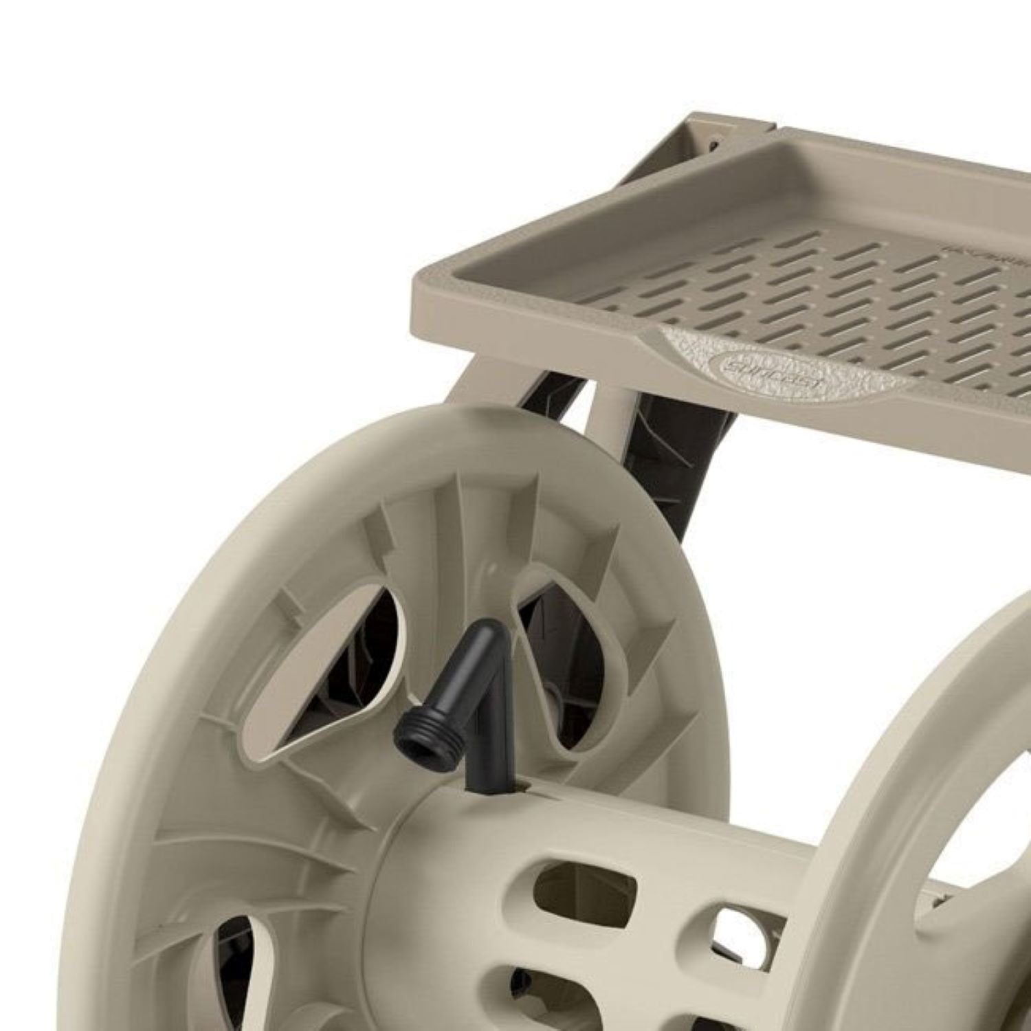 Suncast Handler 200 Foot Resin Wall Mounted Outdoor Garden Hose Reel (4 Pack) - VMInnovations