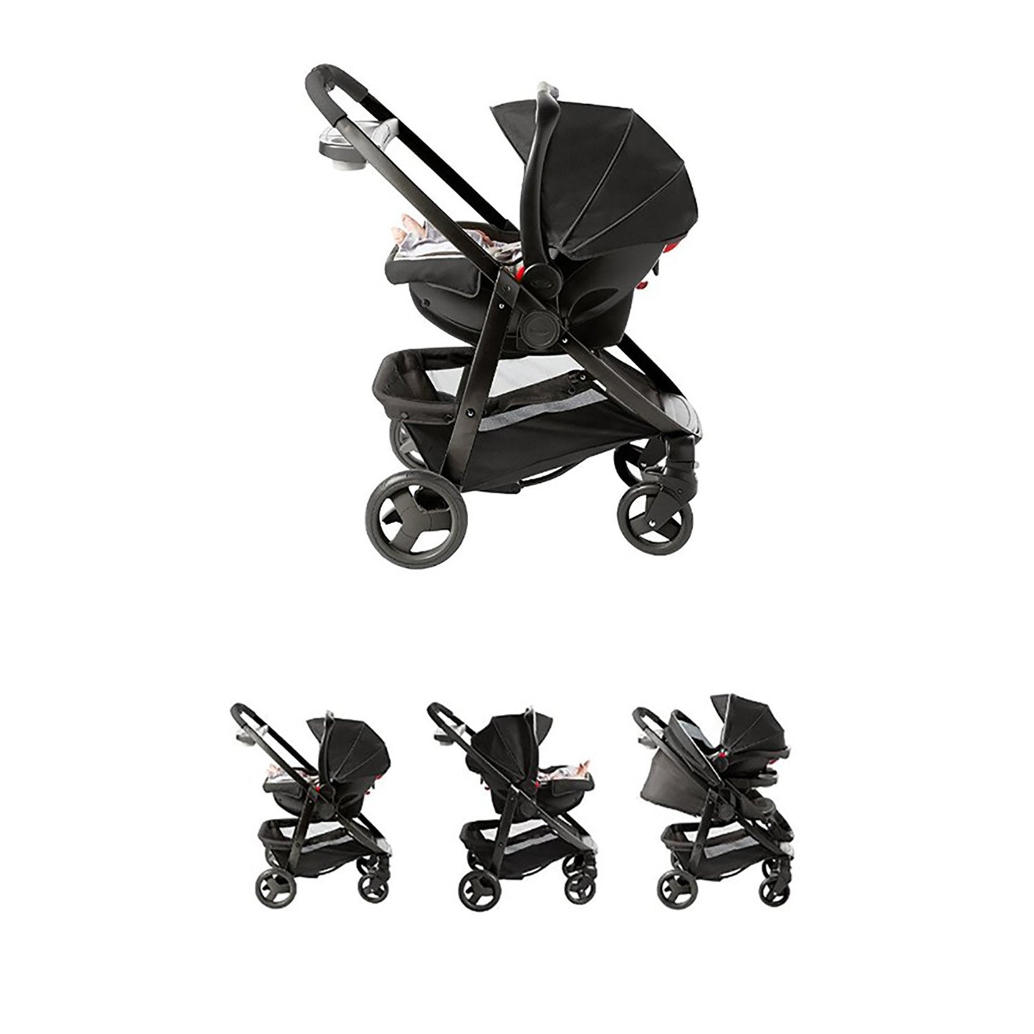 Graco Modes Click Connect Stroller Infants and Toddlers, Onyx (Open Box)