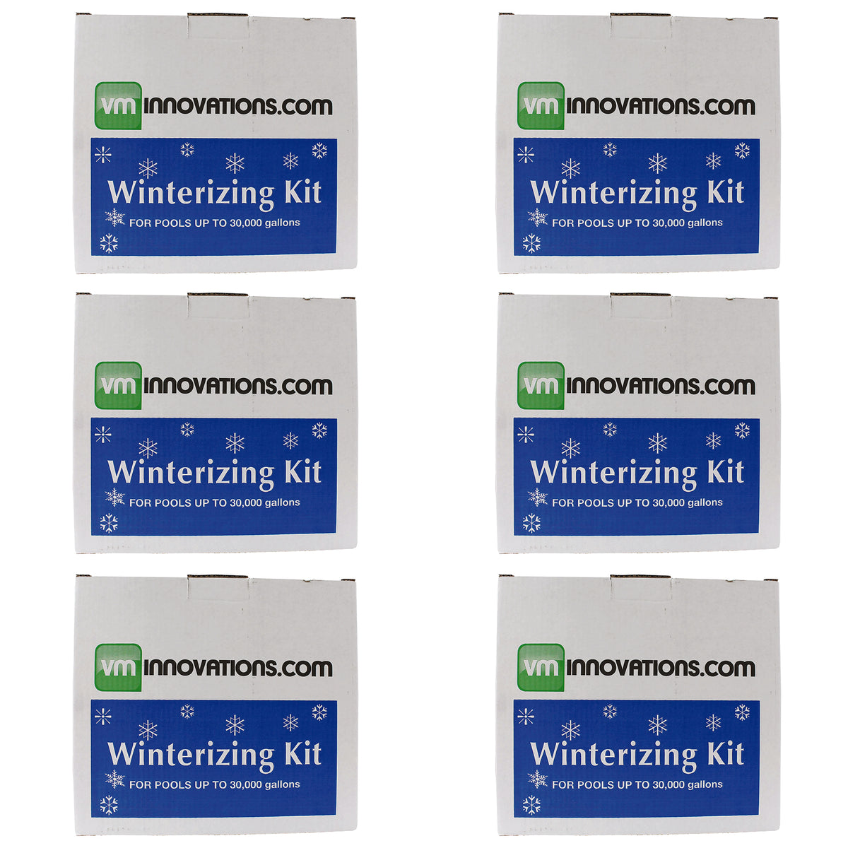 VMInnovations Swimming Pool Winterizing Chemical Treatment Closing Kit (6 Pack)